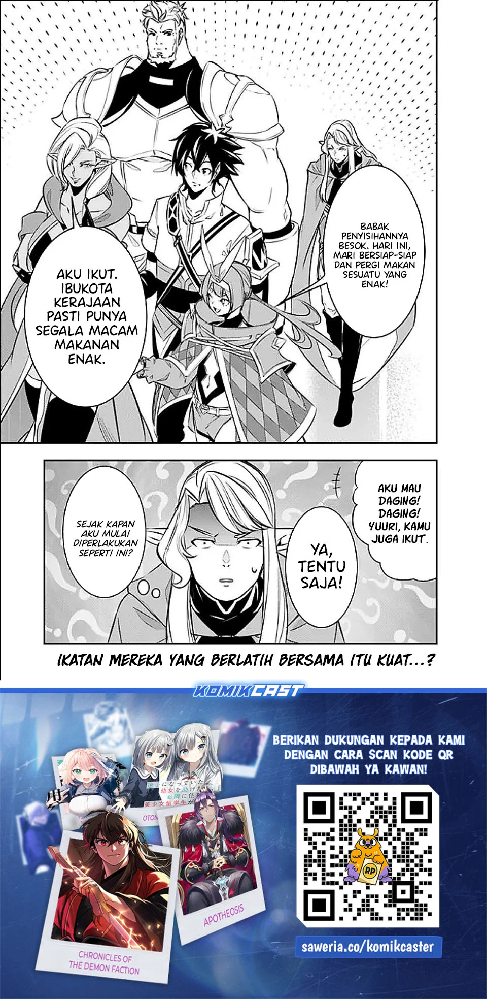 Shijou Saikyou no Mahou Kenshi, F Rank Boukensha ni Tensei Suru Chapter 145 Gambar 16