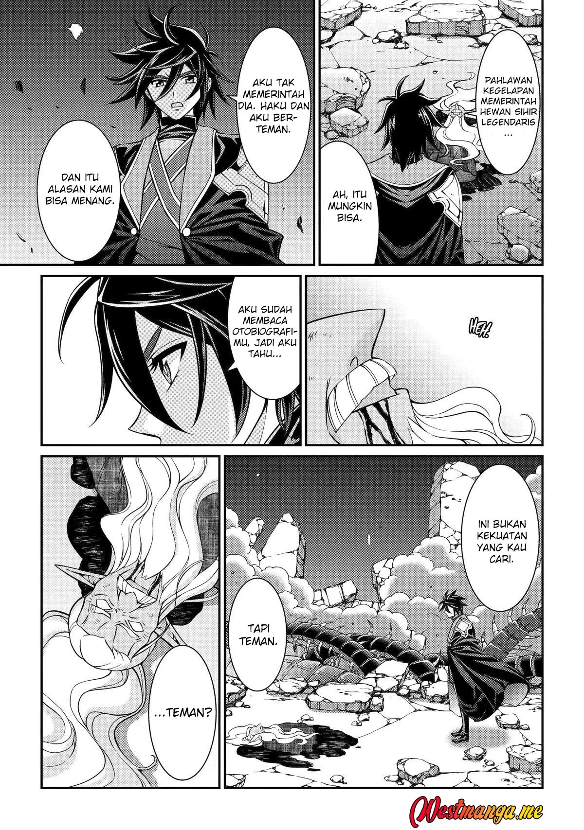 Shikkoku tsukai no saikyo yusha nakama zen’in ni uragira retanode saikyo no mamono Chapter 100 Gambar 19