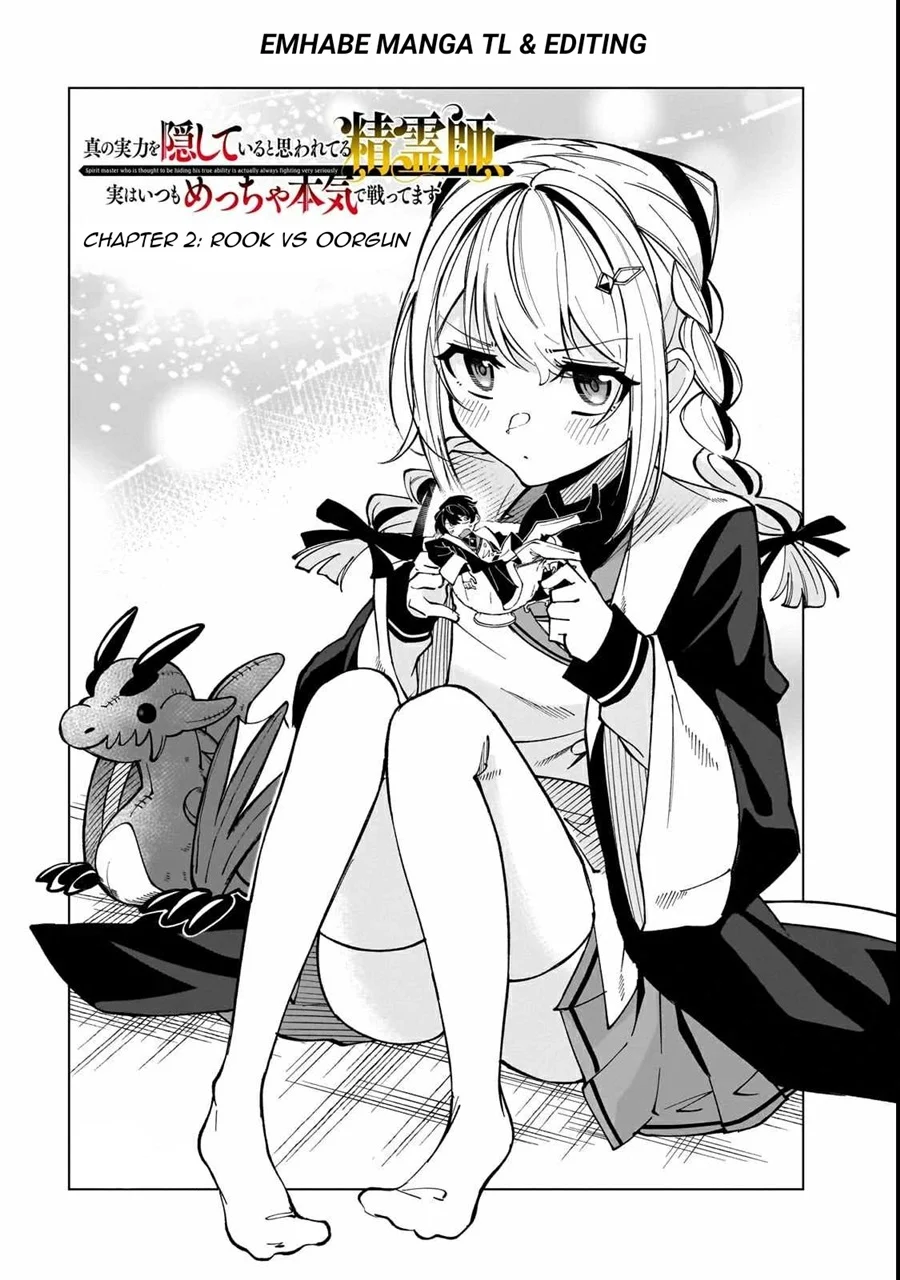 Shin no Jitsuryoku wo Kakushiteiru to Omowareteru Seireishi, Jitsuwa Itsumo Meccha Honki de Tatakattemasu Chapter 2 halaman 5