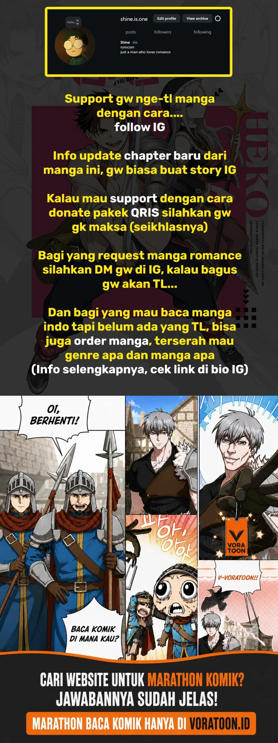 Shini Modotta Ore wa Seinaru Yuusha wo Yamete, Haremu Tsukutte Koshi wo Hekoheko Futte ItaiI Want to Stop Being a Holy Hero Who Came Back from the Dead, Make a Harem, and Just Thrust My HipsImazi Mujina Chapter 1 Gambar 57
