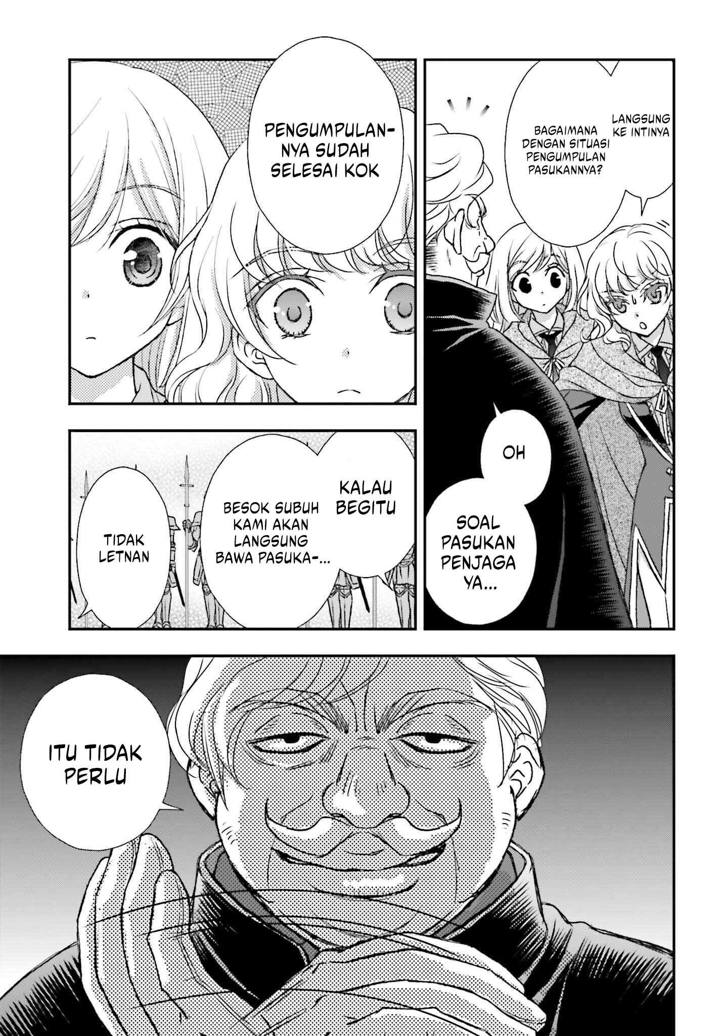 Shinigami ni Sodaterareta Shoujo wa Shikkoku no Tsurugi wo Mune ni Idaku Chapter 49 Gambar 15