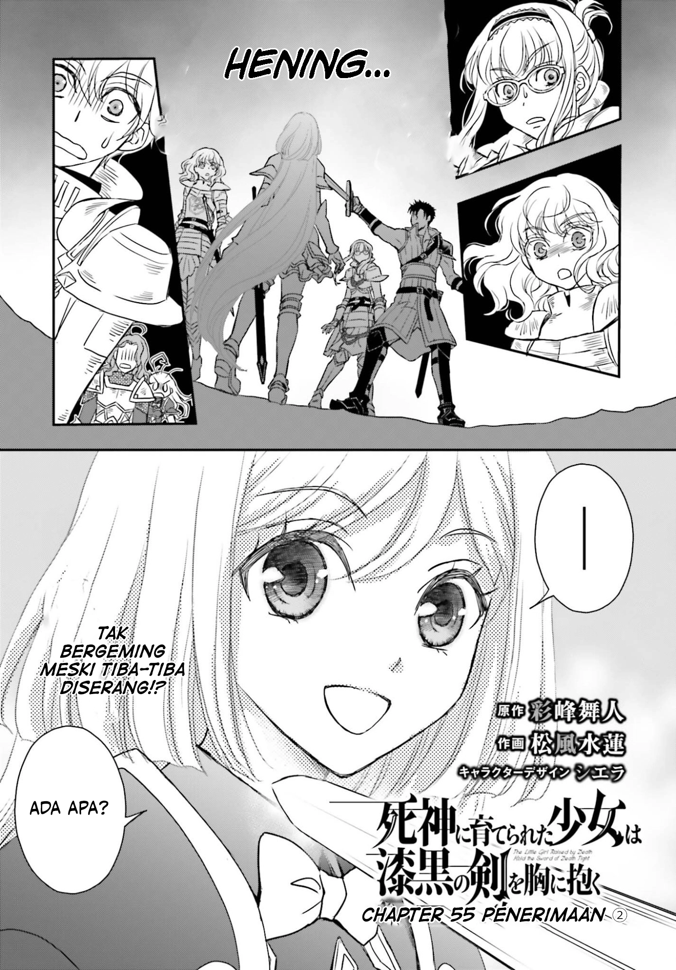 shinigami ni sodaterareta shoujo wa shikkoku no tsurugi wo mune ni idaku chapter 55 2 - Page 2