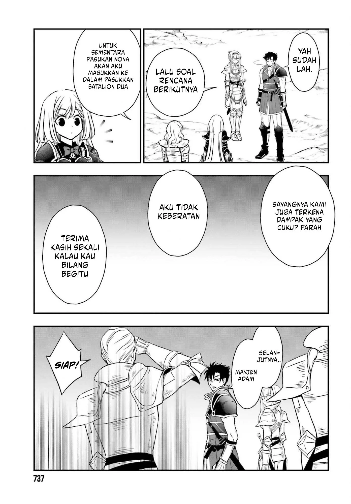 Shinigami ni Sodaterareta Shoujo wa Shikkoku no Tsurugi wo Mune ni Idaku Chapter 55 Gambar 20