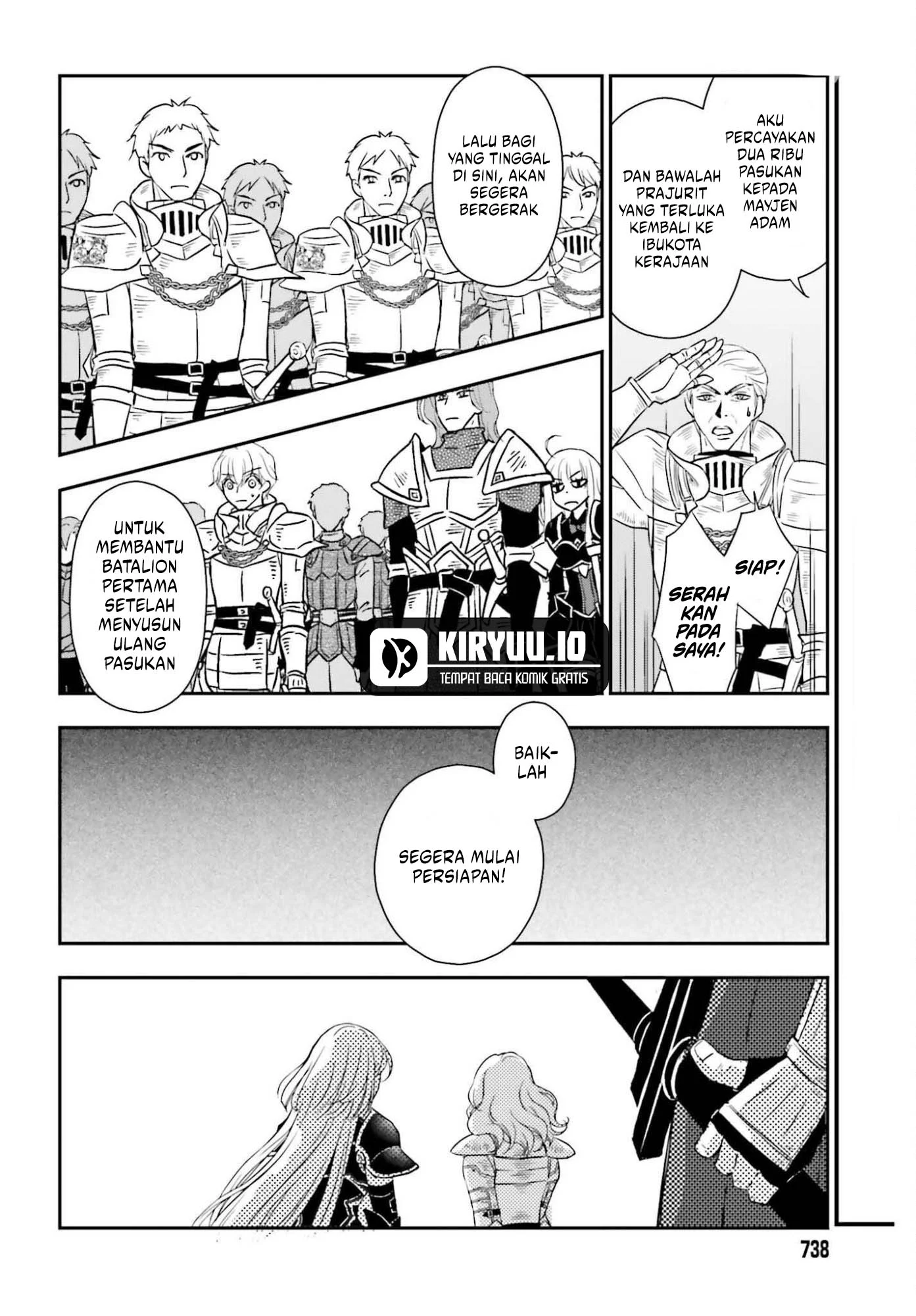 Shinigami ni Sodaterareta Shoujo wa Shikkoku no Tsurugi wo Mune ni Idaku Chapter 55 Gambar 21