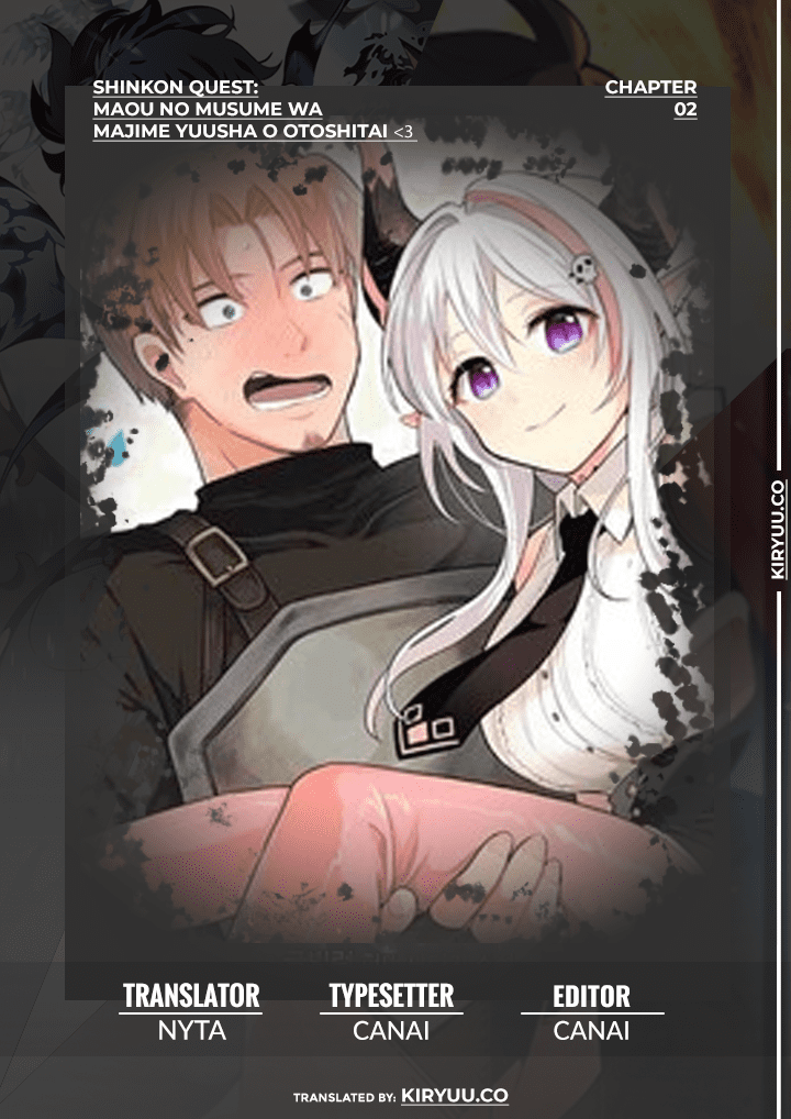 Baca Komik Shinkon Quest – Maou no Musume wa Majime Yuusha wo Otoshitai Chapter 2 Gambar 1