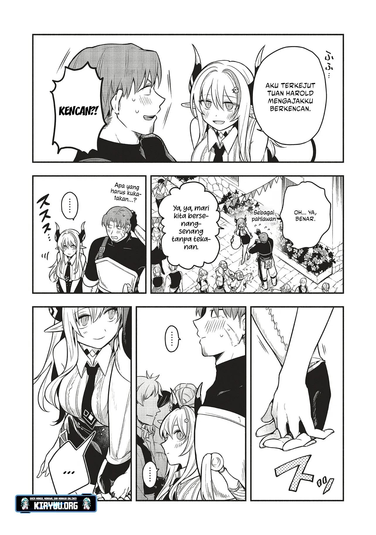 Shinkon Quest – Maou no Musume wa Majime Yuusha wo Otoshitai Chapter 3 Gambar 8