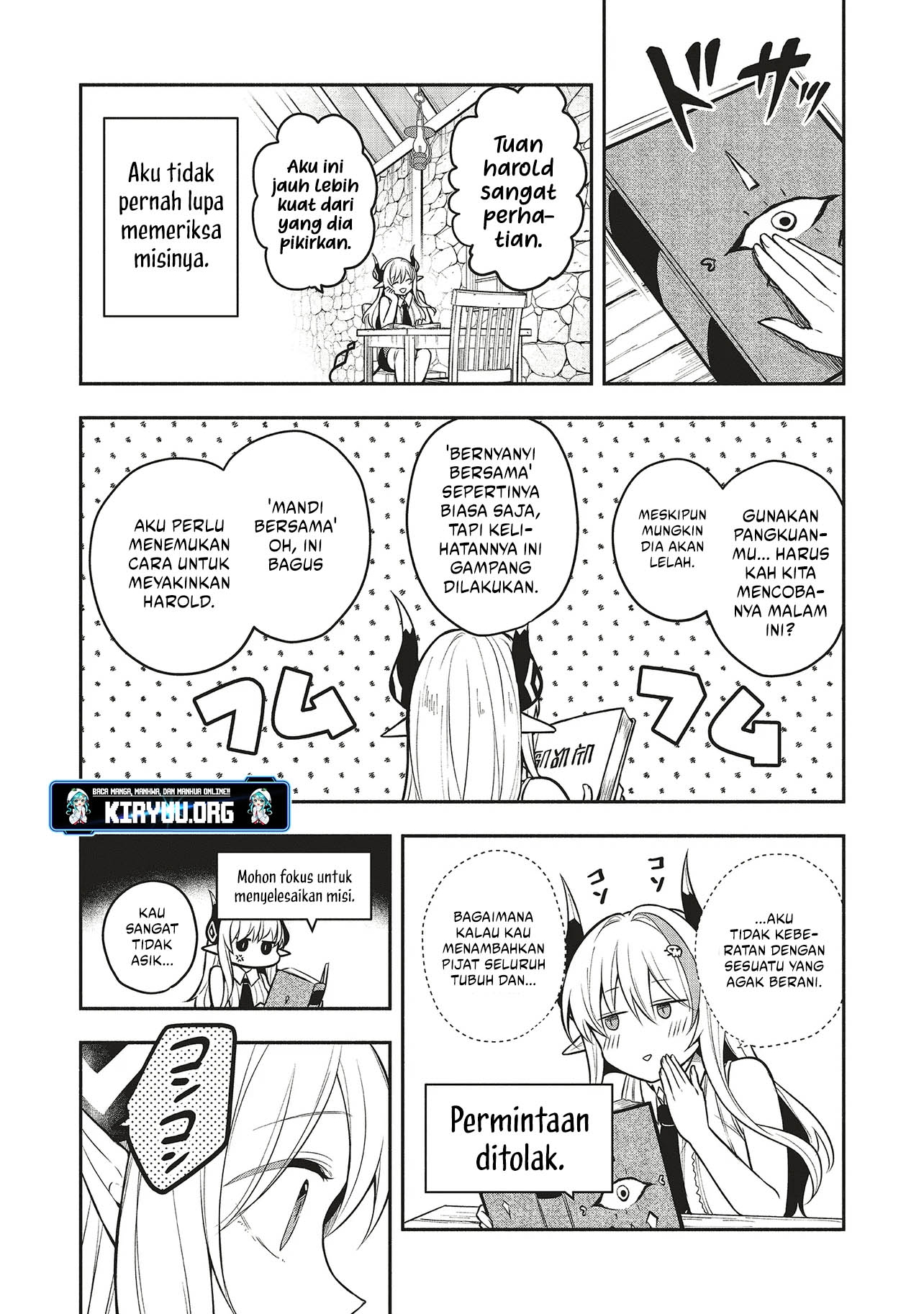 Shinkon Quest – Maou no Musume wa Majime Yuusha wo Otoshitai Chapter 5.1 Gambar 5