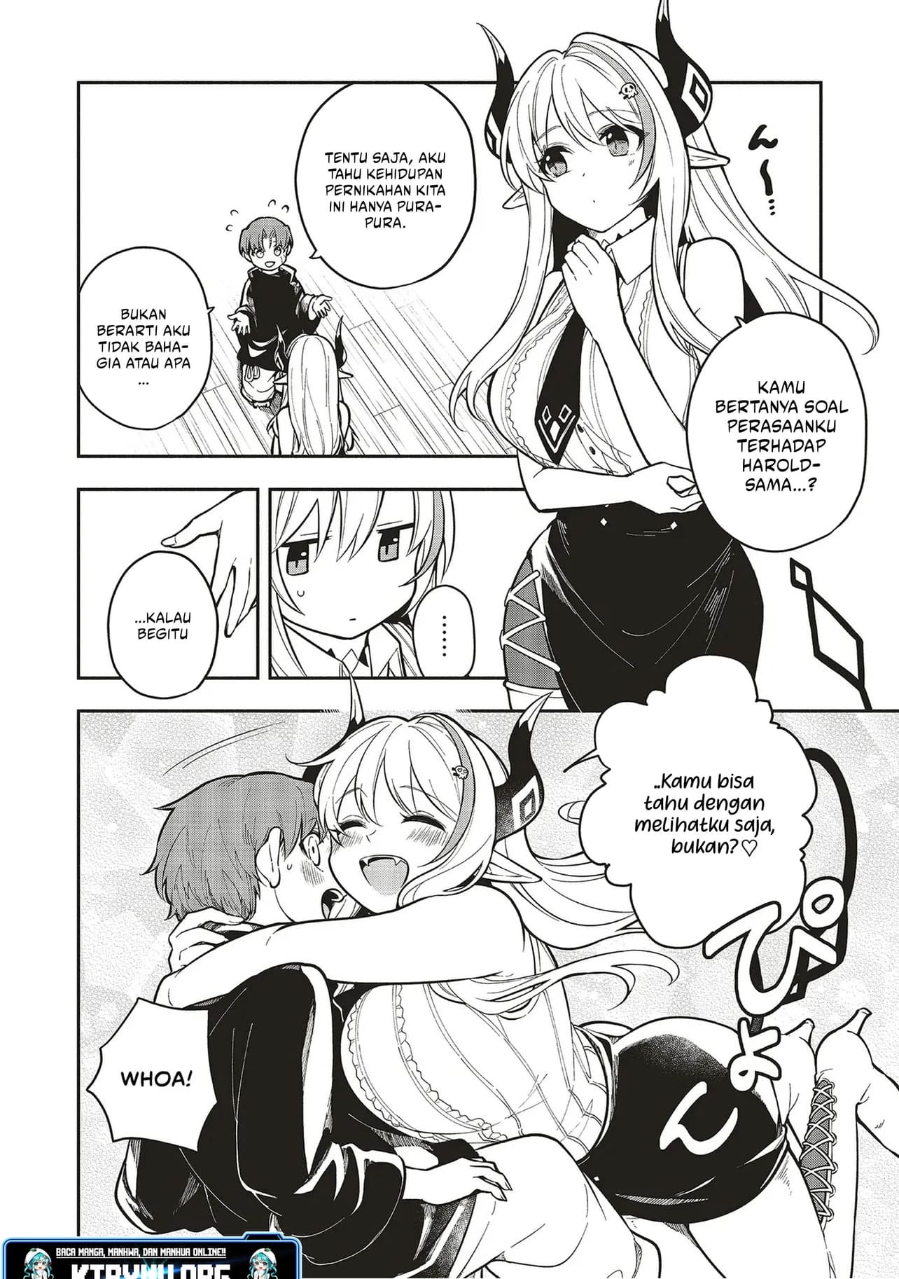 Baca Manga Shinkon Quest – Maou no Musume wa Majime Yuusha wo Otoshitai Chapter 7.2 Gambar 2