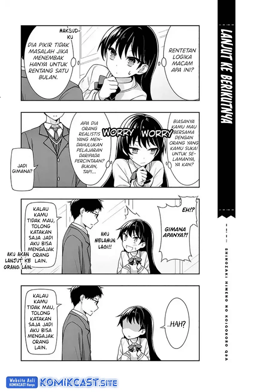 Shinozaki Himeno’s Love Q&A Chapter 1 Gambar 10