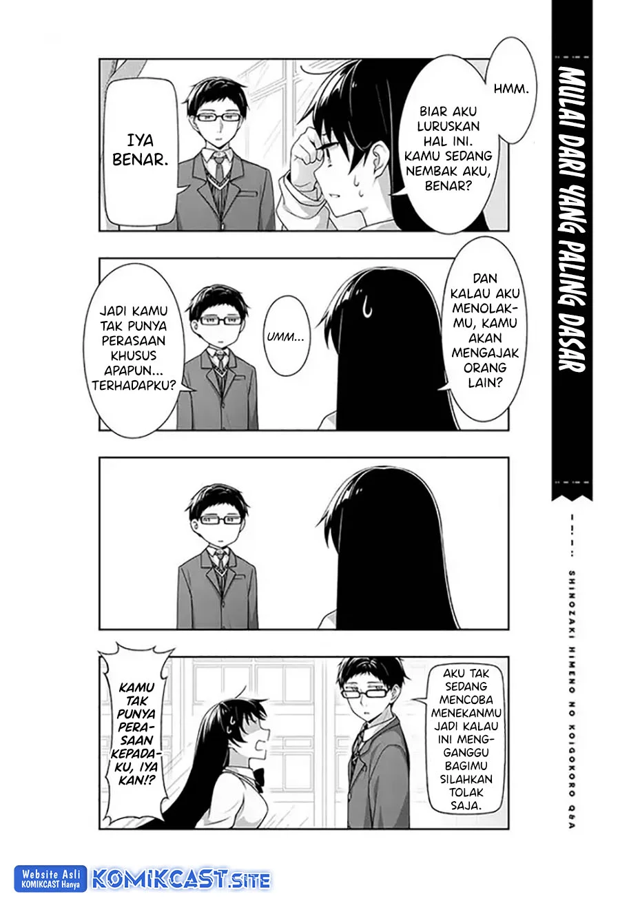 Shinozaki Himeno’s Love Q&A Chapter 1 Gambar 11