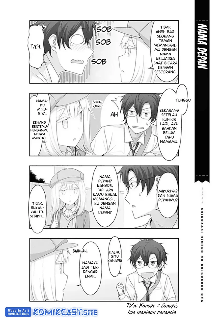 Shinozaki Himeno’s Love Q&A Chapter 10 Gambar 11