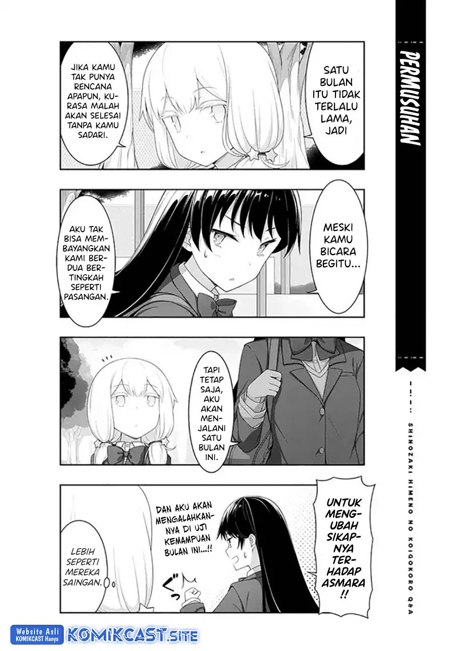 Shinozaki Himeno’s Love Q&A Chapter 3 Gambar 8