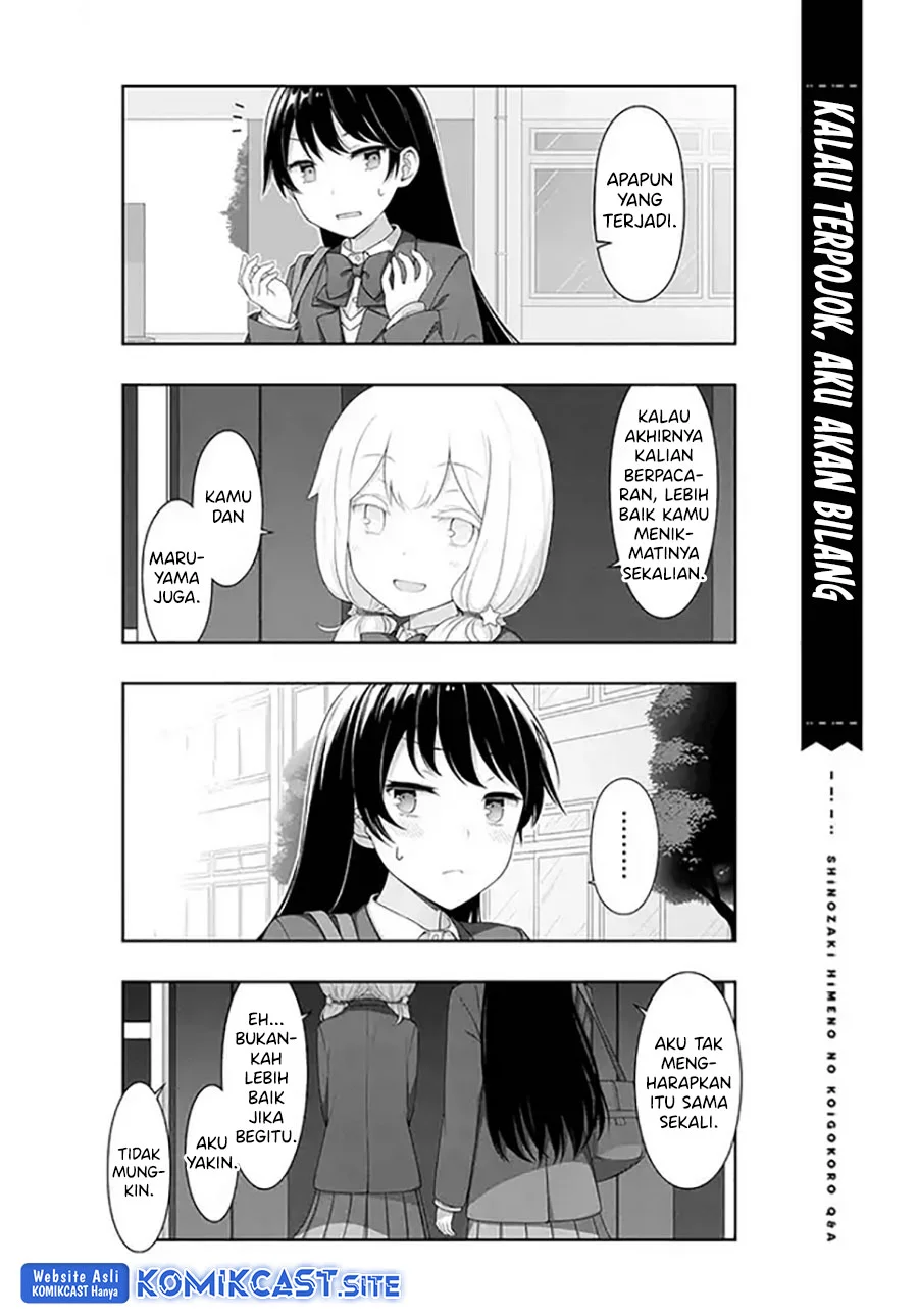 Shinozaki Himeno’s Love Q&A Chapter 3 Gambar 9