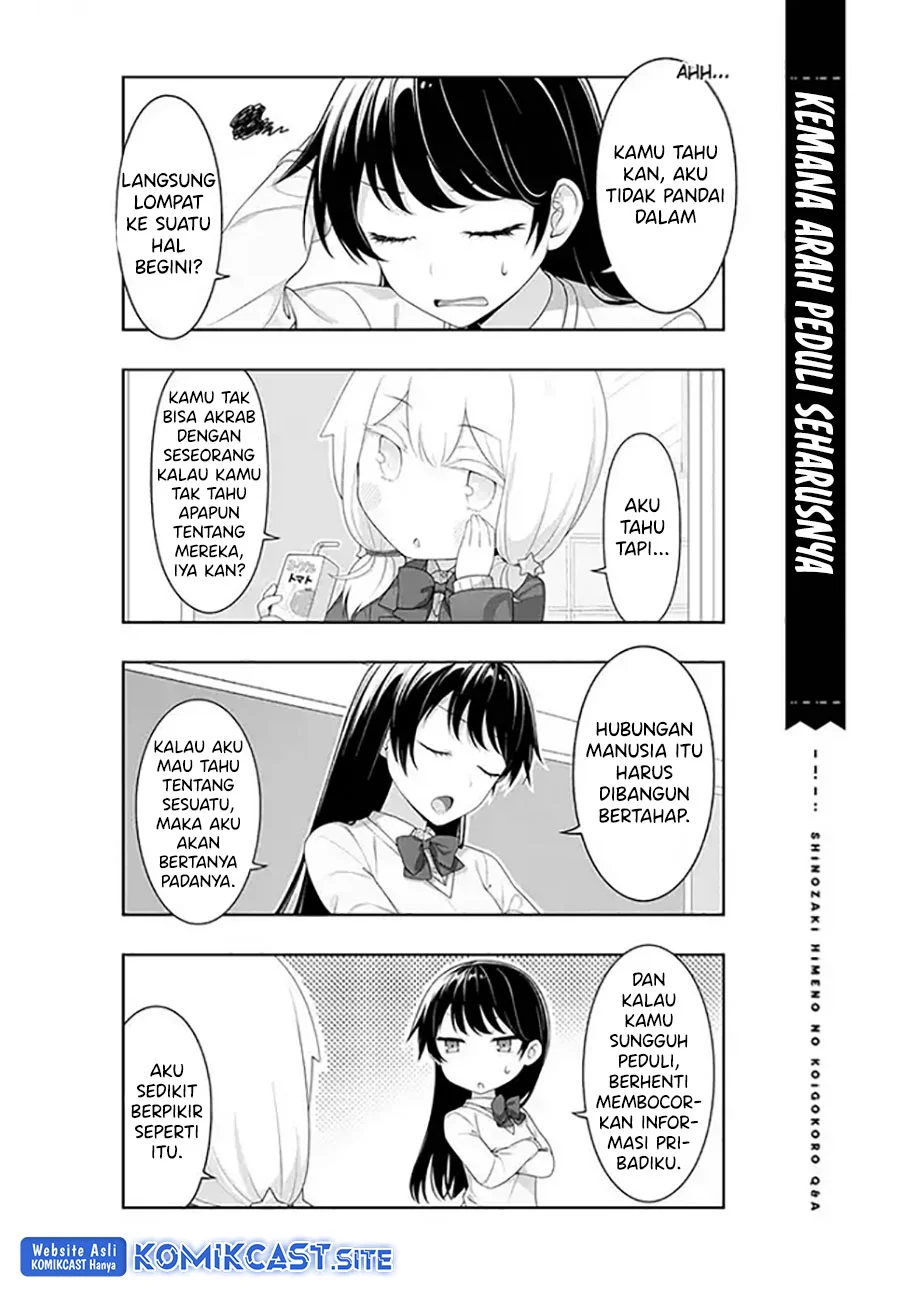 Shinozaki Himeno’s Love Q&A Chapter 4 Gambar 14