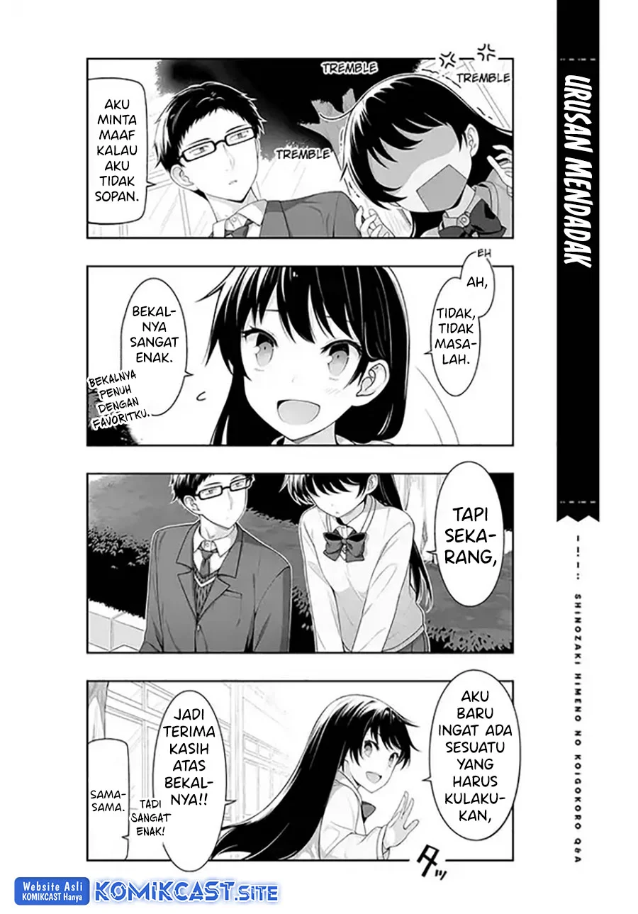 Shinozaki Himeno’s Love Q&A Chapter 4 Gambar 8