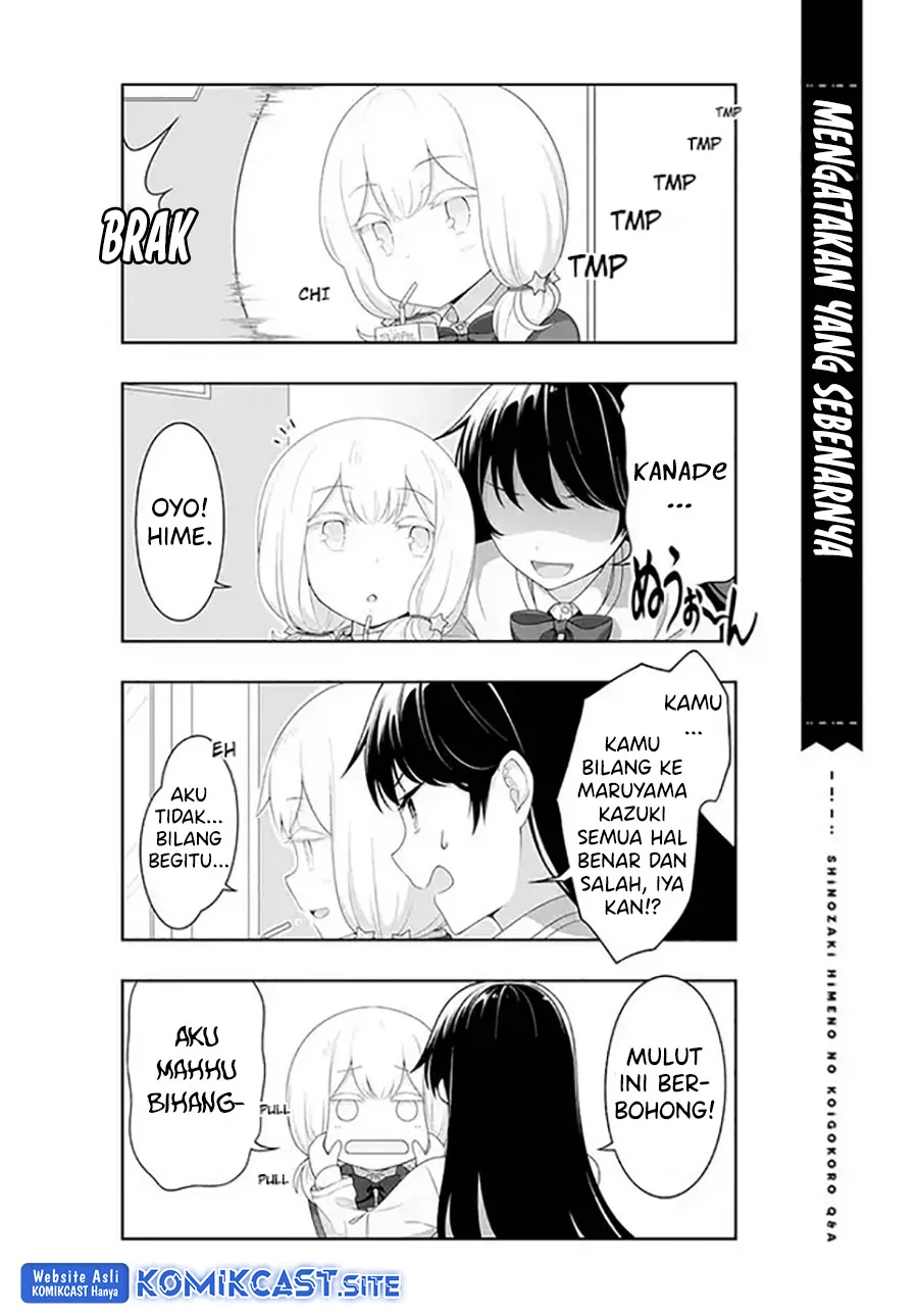 Shinozaki Himeno’s Love Q&A Chapter 4 Gambar 9