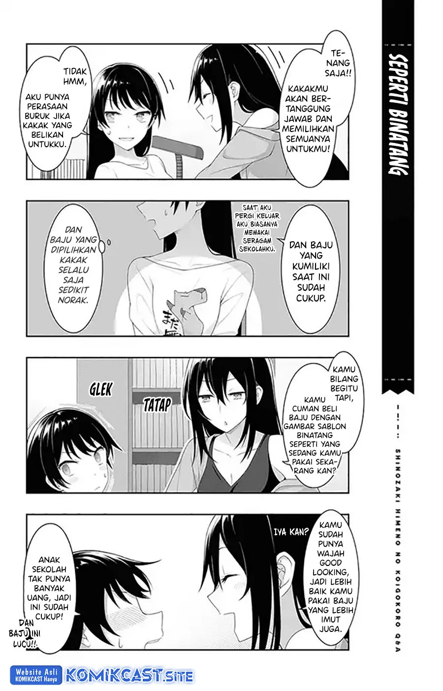 Shinozaki Himeno’s Love Q&A Chapter 5 Gambar 14