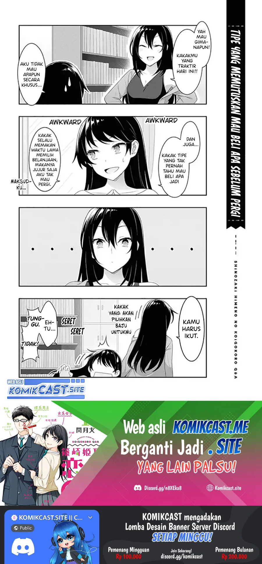 Shinozaki Himeno’s Love Q&A Chapter 5 Gambar 15