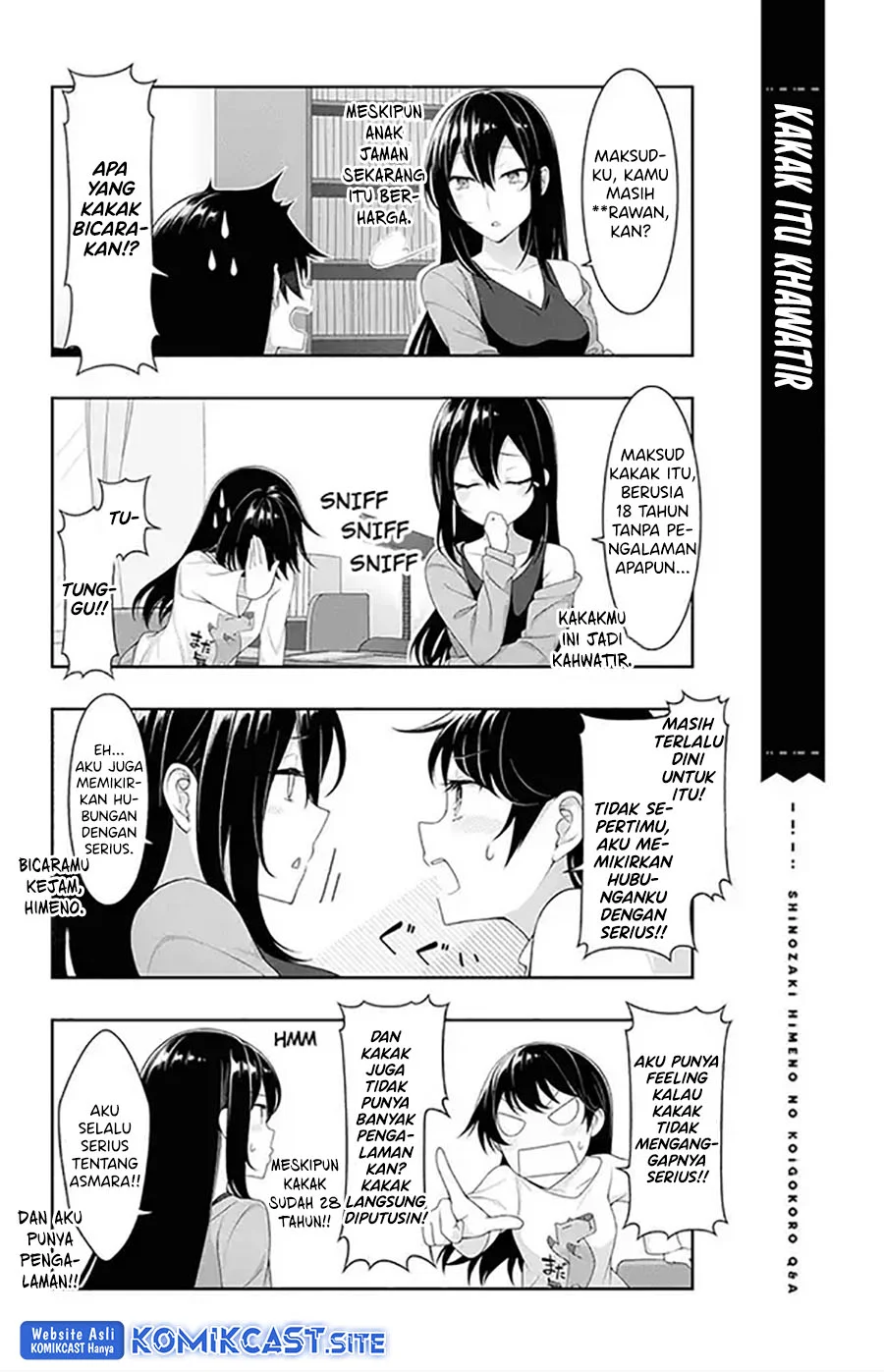 Shinozaki Himeno’s Love Q&A Chapter 5 Gambar 9