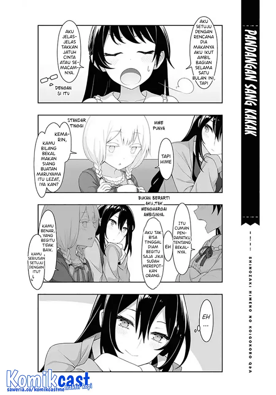 Shinozaki Himeno’s Love Q&A Chapter 6 Gambar 16