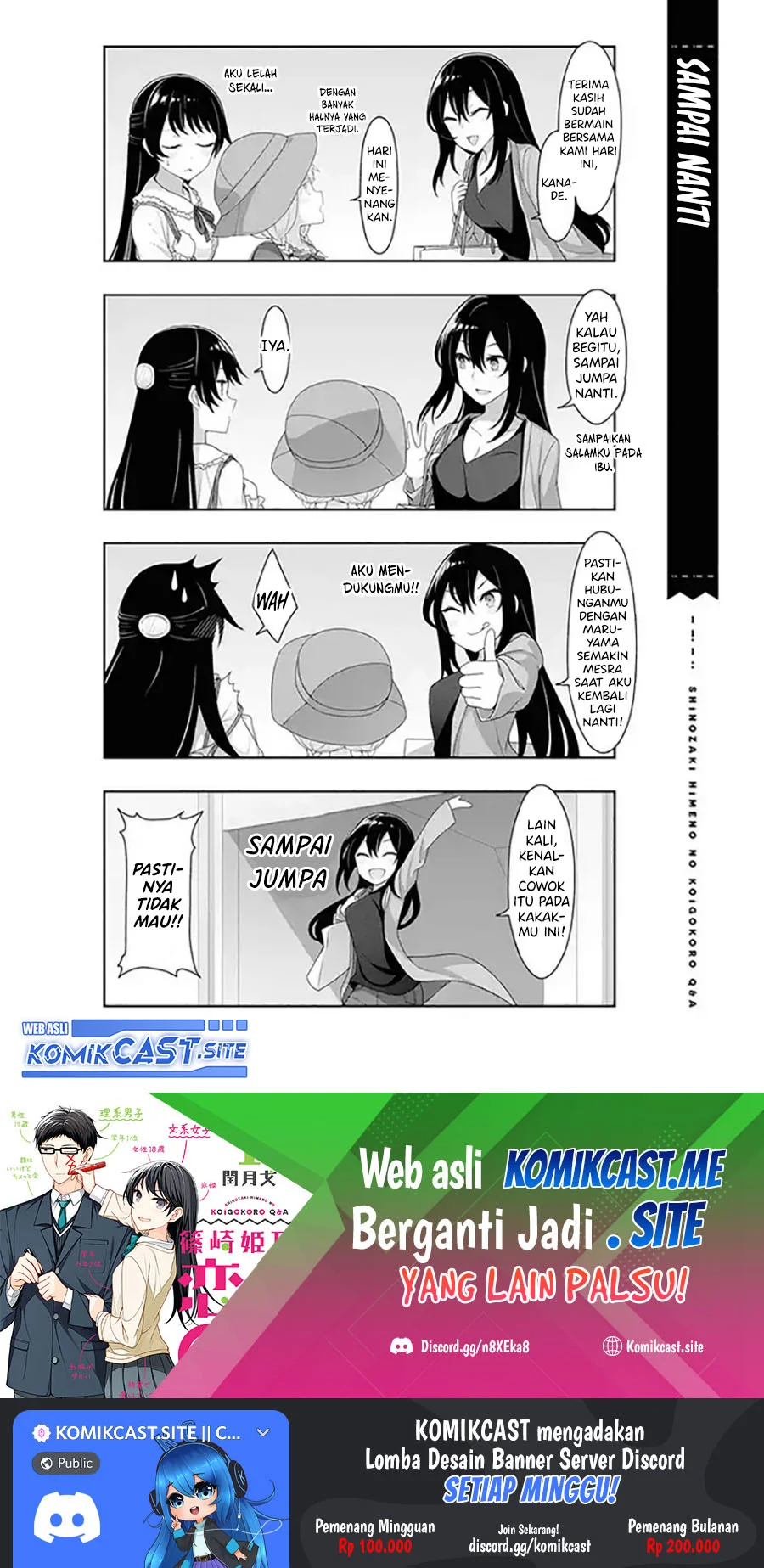 Shinozaki Himeno’s Love Q&A Chapter 6 Gambar 17