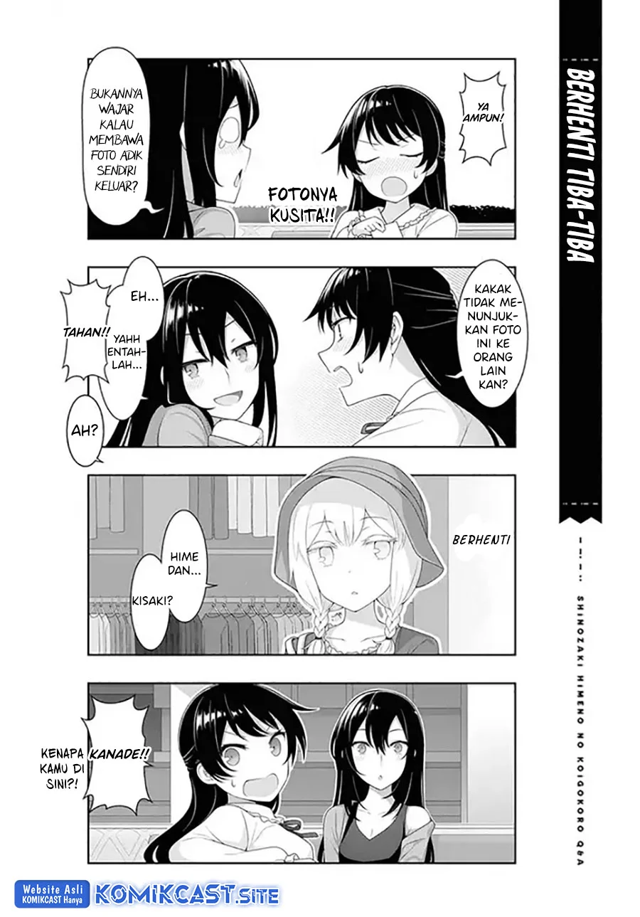 Shinozaki Himeno’s Love Q&A Chapter 6 Gambar 8