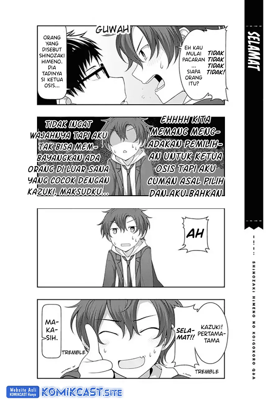 Shinozaki Himeno’s Love Q&A Chapter 7 Gambar 11