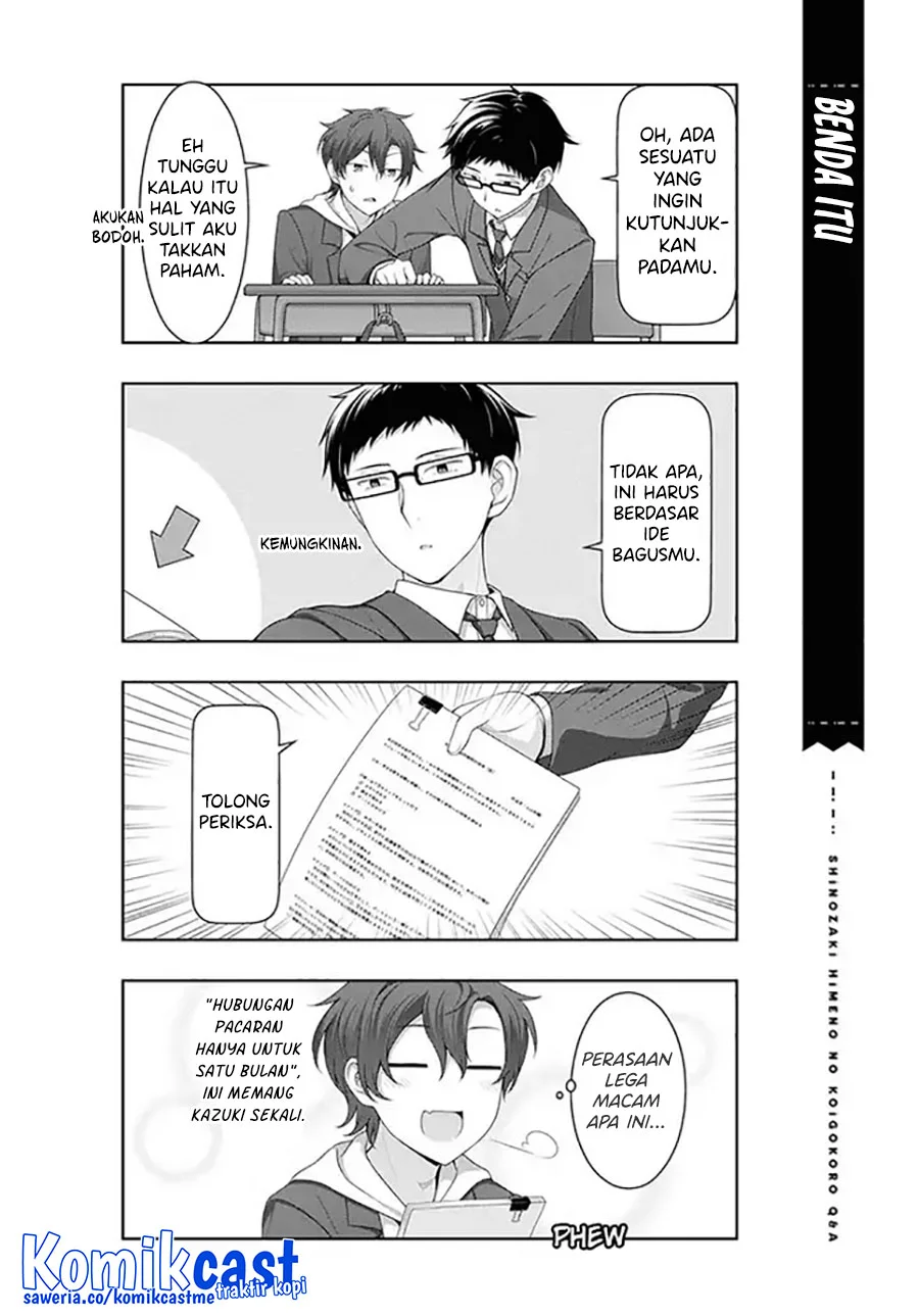 Shinozaki Himeno’s Love Q&A Chapter 7 Gambar 13