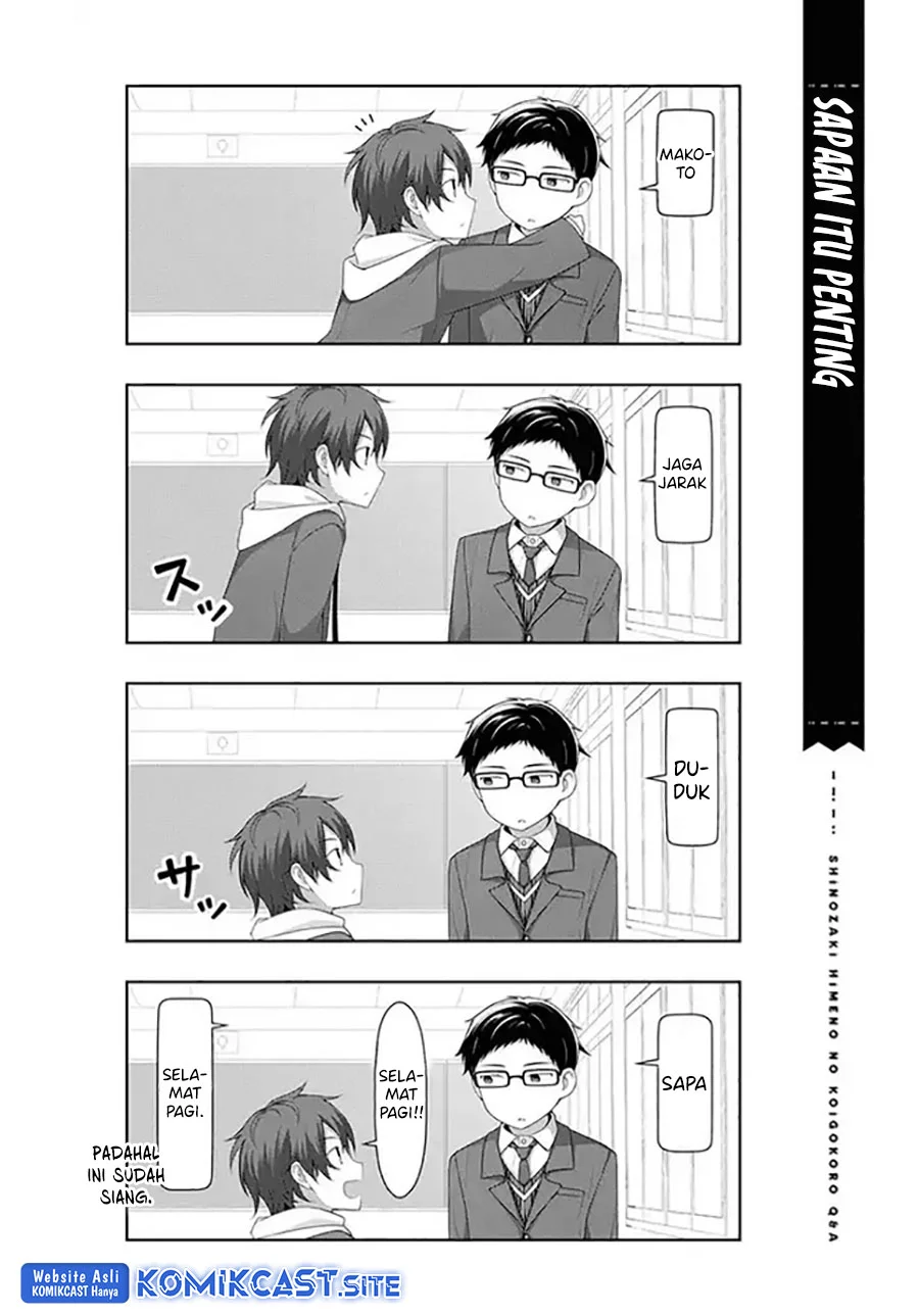 Shinozaki Himeno’s Love Q&A Chapter 7 Gambar 6