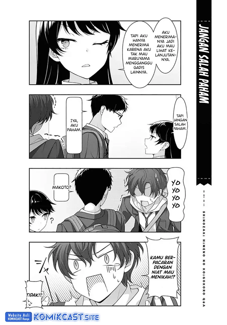 Shinozaki Himeno’s Love Q&A Chapter 8 Gambar 12