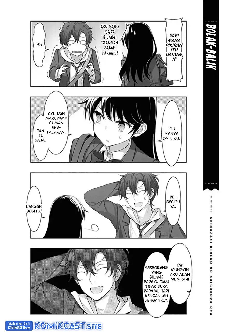 Shinozaki Himeno’s Love Q&A Chapter 8 Gambar 13