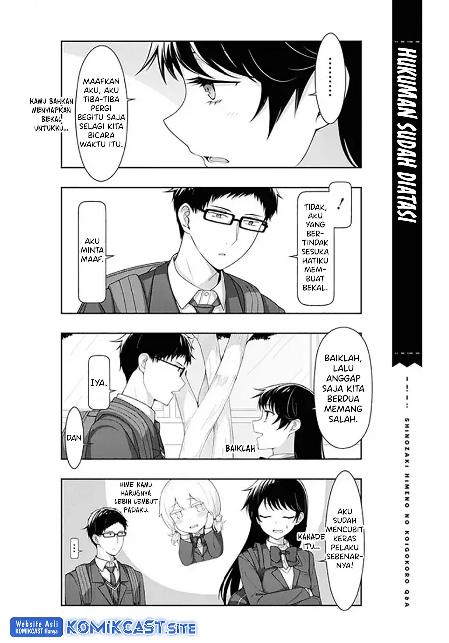 Shinozaki Himeno’s Love Q&A Chapter 8 Gambar 6