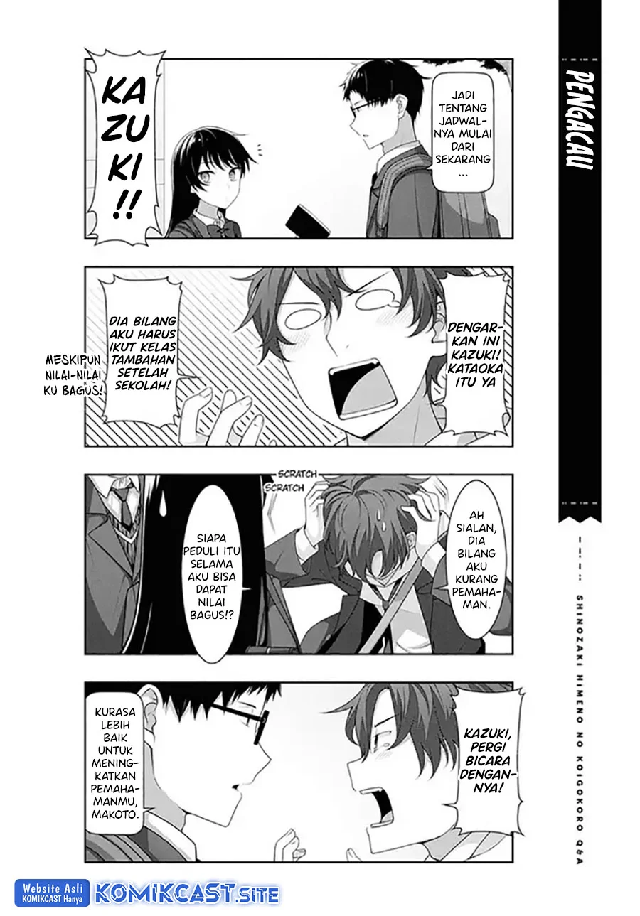 Shinozaki Himeno’s Love Q&A Chapter 8 Gambar 7