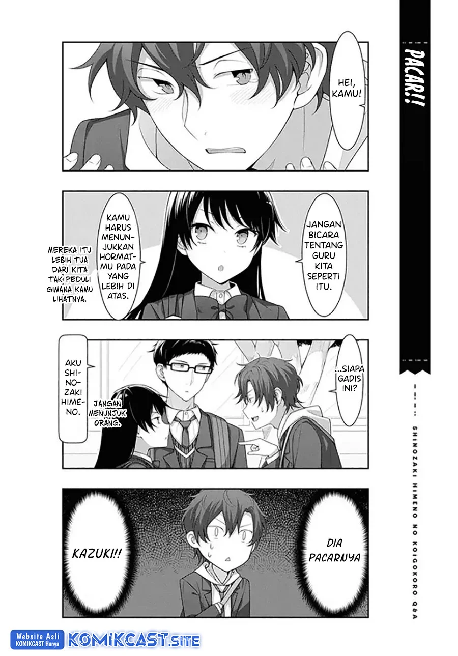 Shinozaki Himeno’s Love Q&A Chapter 8 Gambar 8
