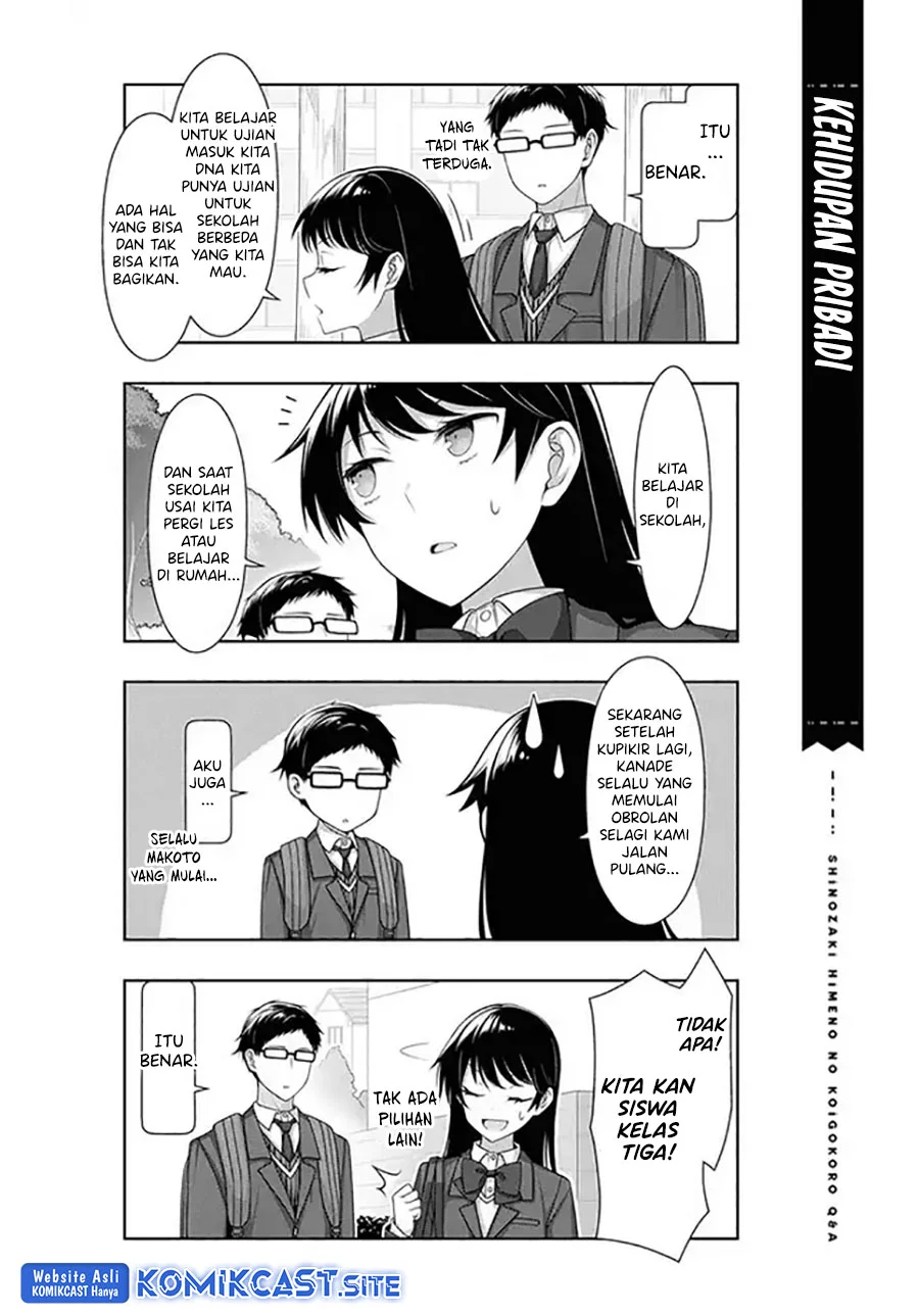Shinozaki Himeno’s Love Q&A Chapter 9 Gambar 10