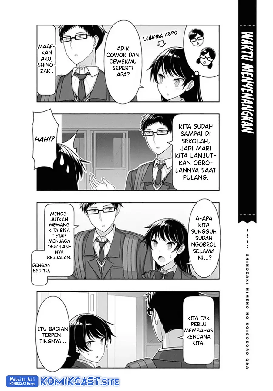Shinozaki Himeno’s Love Q&A Chapter 9 Gambar 16