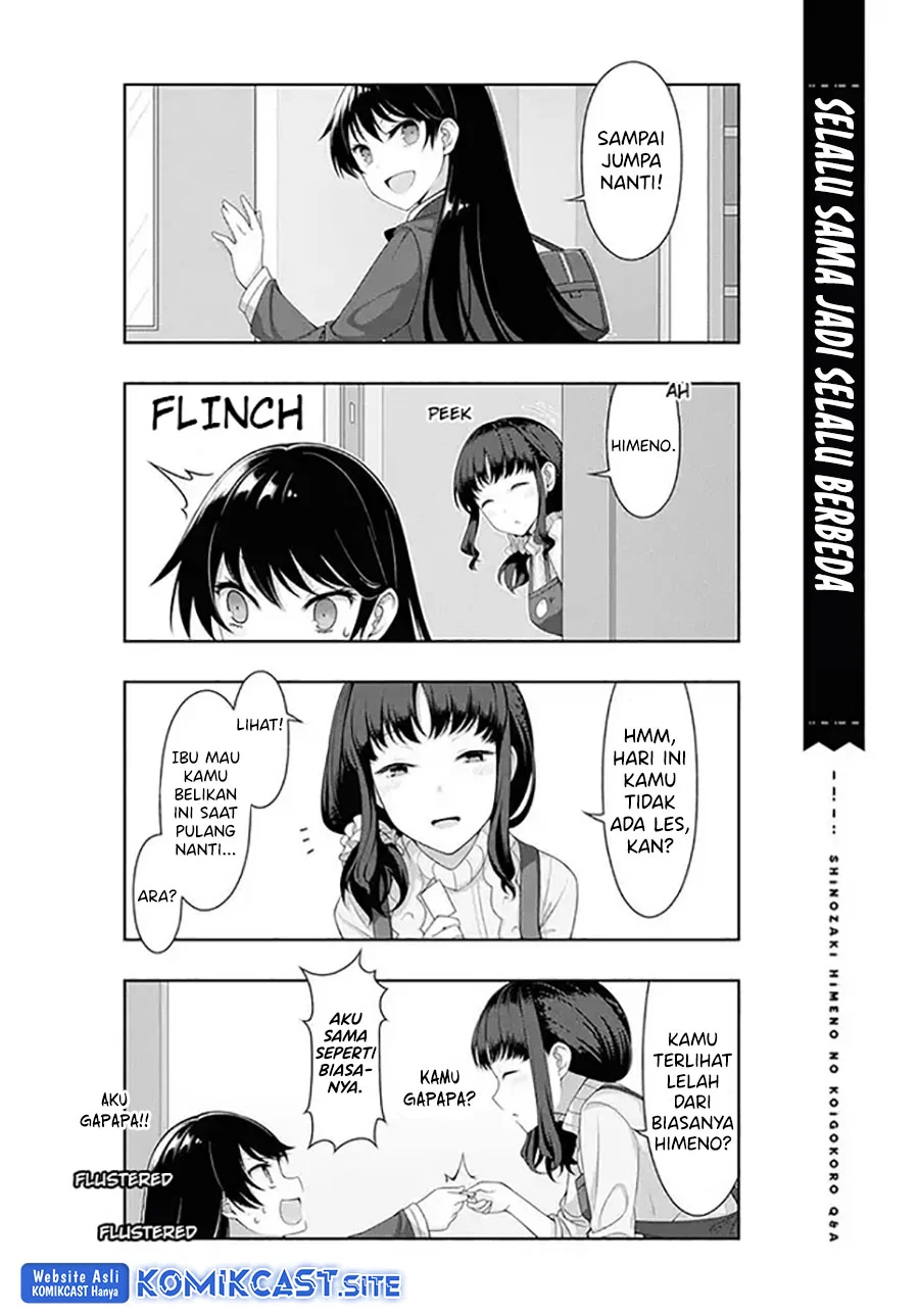 Shinozaki Himeno’s Love Q&A Chapter 9 Gambar 3
