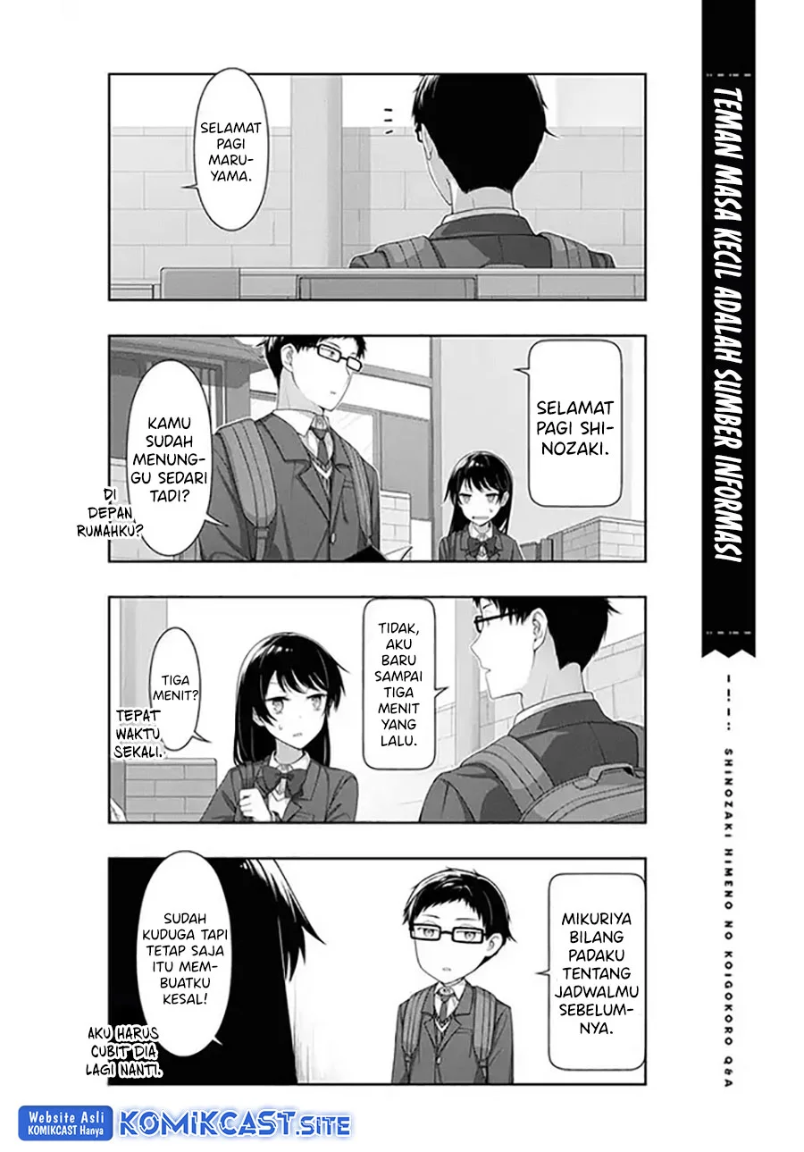 Shinozaki Himeno’s Love Q&A Chapter 9 Gambar 4