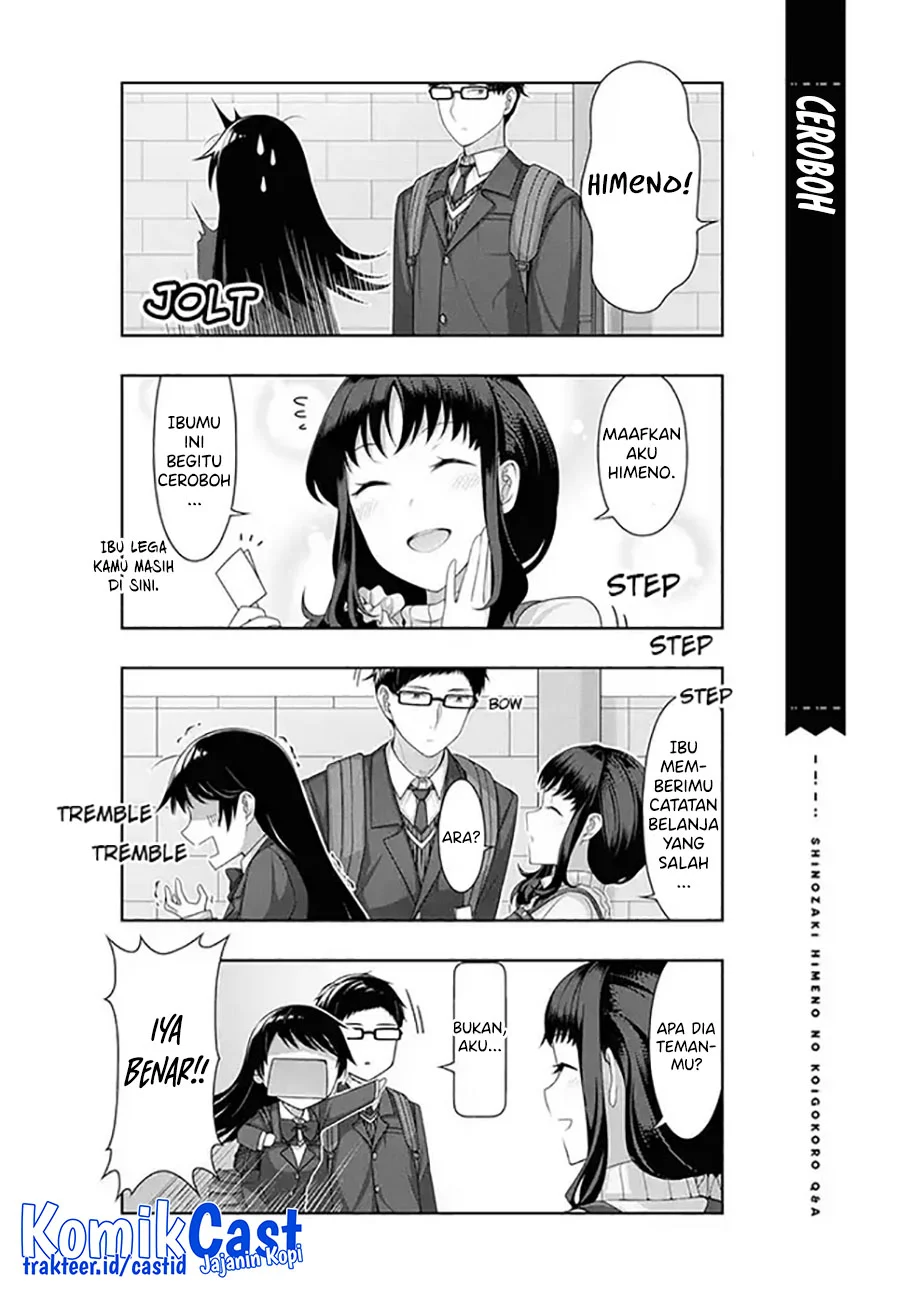 Shinozaki Himeno’s Love Q&A Chapter 9 Gambar 6
