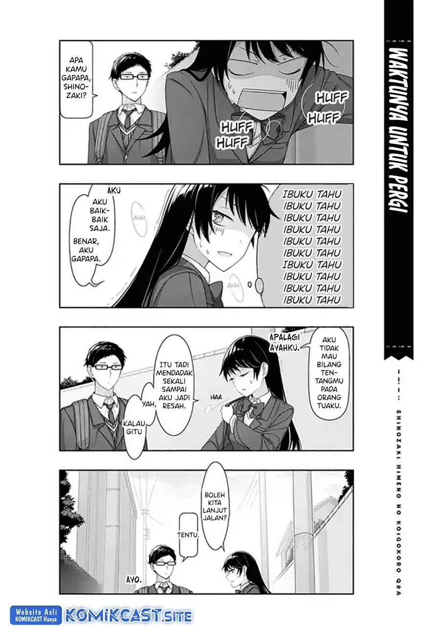 Shinozaki Himeno’s Love Q&A Chapter 9 Gambar 8