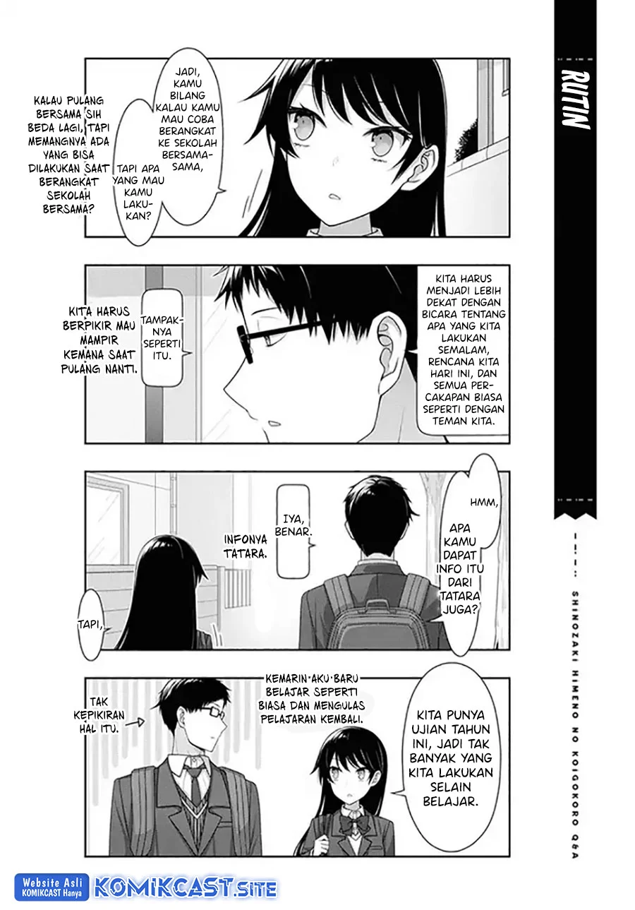 Shinozaki Himeno’s Love Q&A Chapter 9 Gambar 9