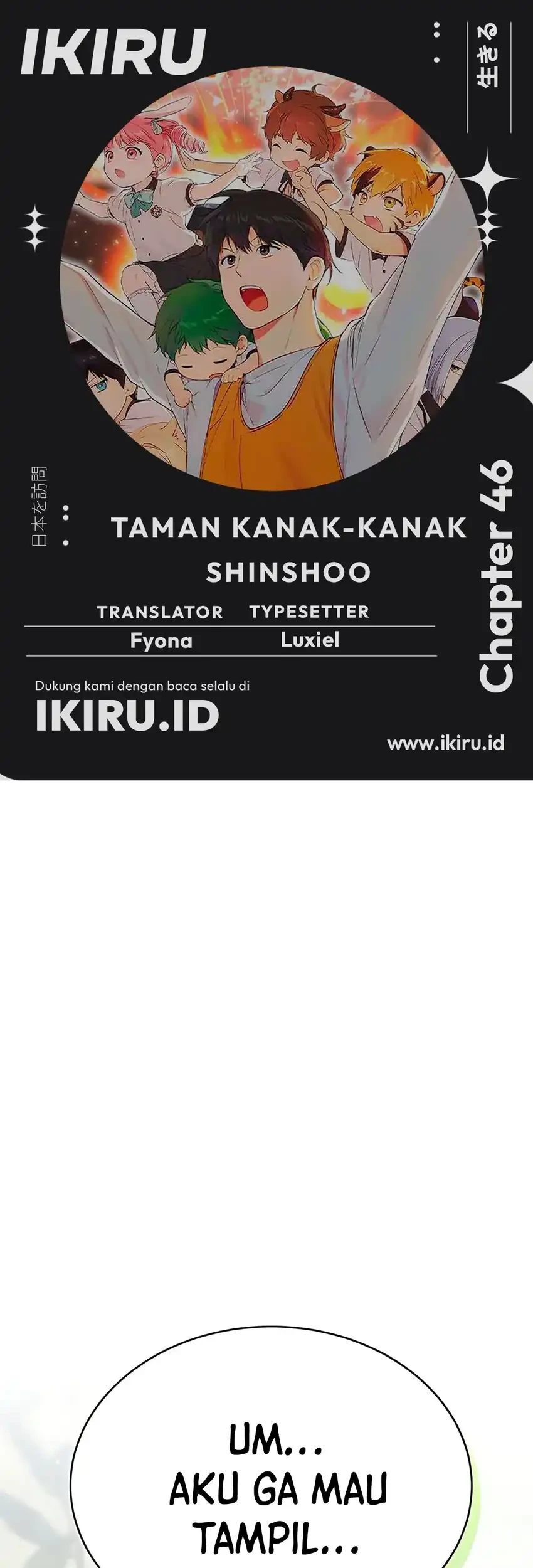 Komik Shinsoo Kindergarten Chapter 46 gambar nomor 1