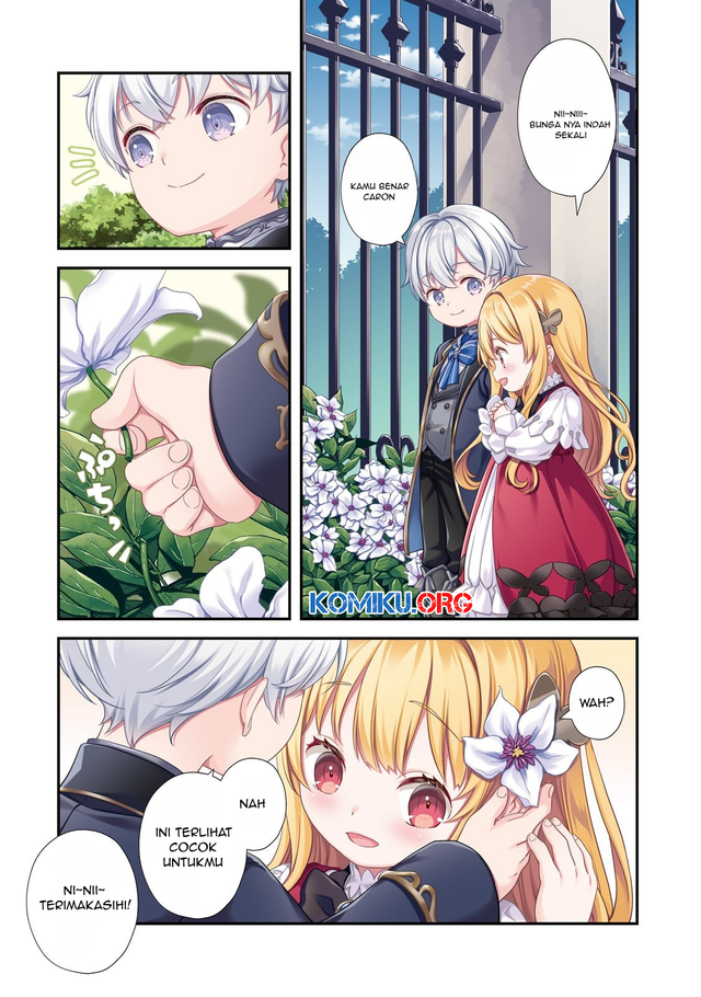 Baca Manga Shinu Unmei ni Aru Akuyaku Reijou no Ani ni Tensei shitanode, Imouto wo Sodatete Mirai wo Kaetai to Omoimasu ~Sekai Saikyou wa Ore dakedo, Sekai Saikawa wa Imouto ni Chigainai~ Chapter 1 Gambar 2