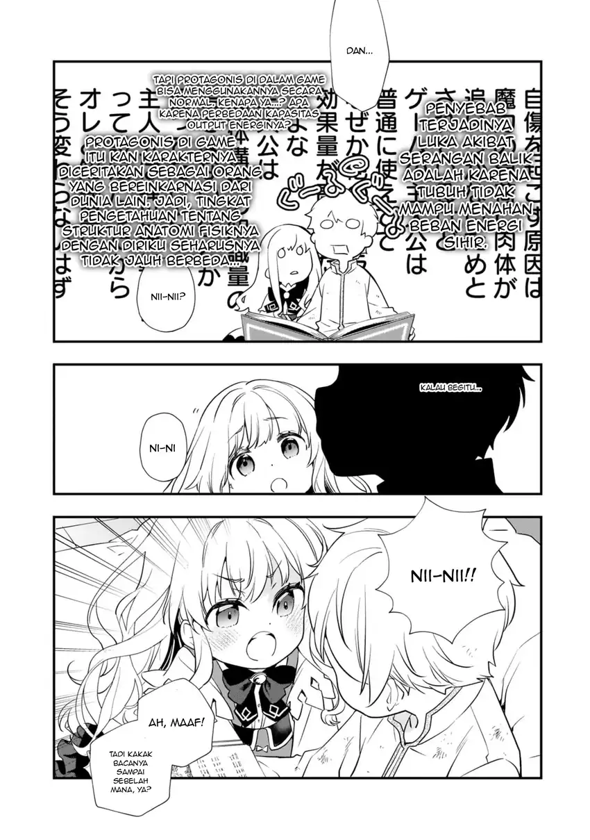 Shinu Unmei ni Aru Akuyaku Reijou no Ani ni Tensei Shita node, Imouto wo Sodatete Mirai wo Kaetai to Omoimasu Chapter 2 Gambar 28