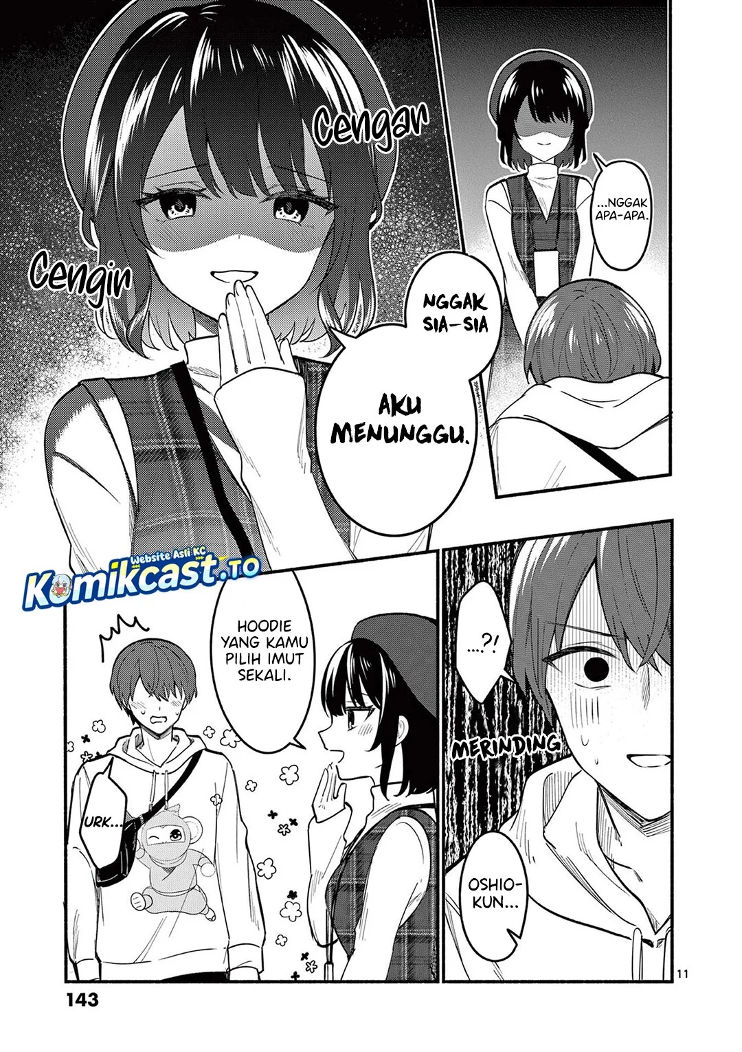 Shiotaiou no Sato-san ga Ore ni dake Amai Chapter 75 Gambar 12