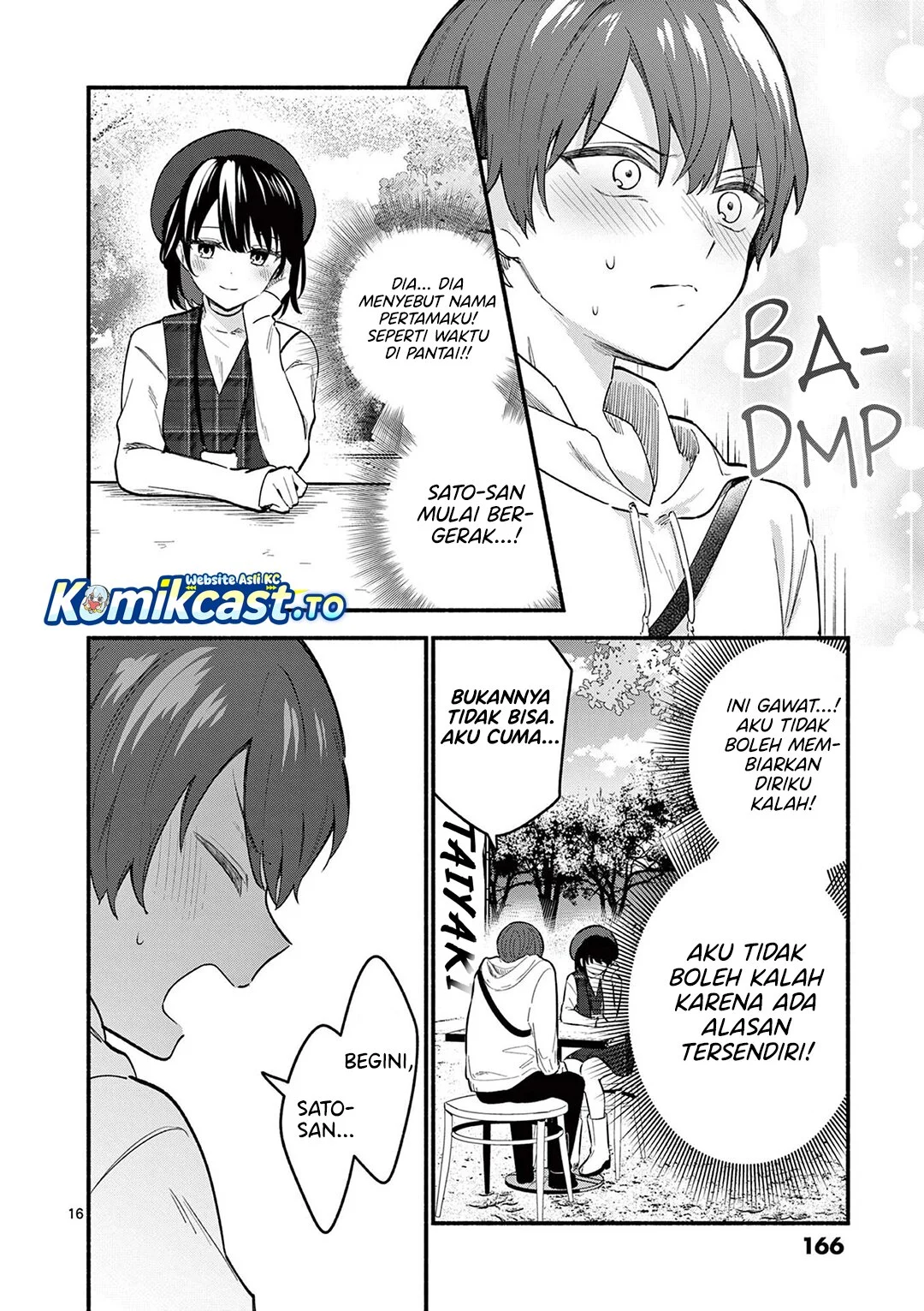 Shiotaiou no Sato-san ga Ore ni dake Amai Chapter 76 Gambar 17