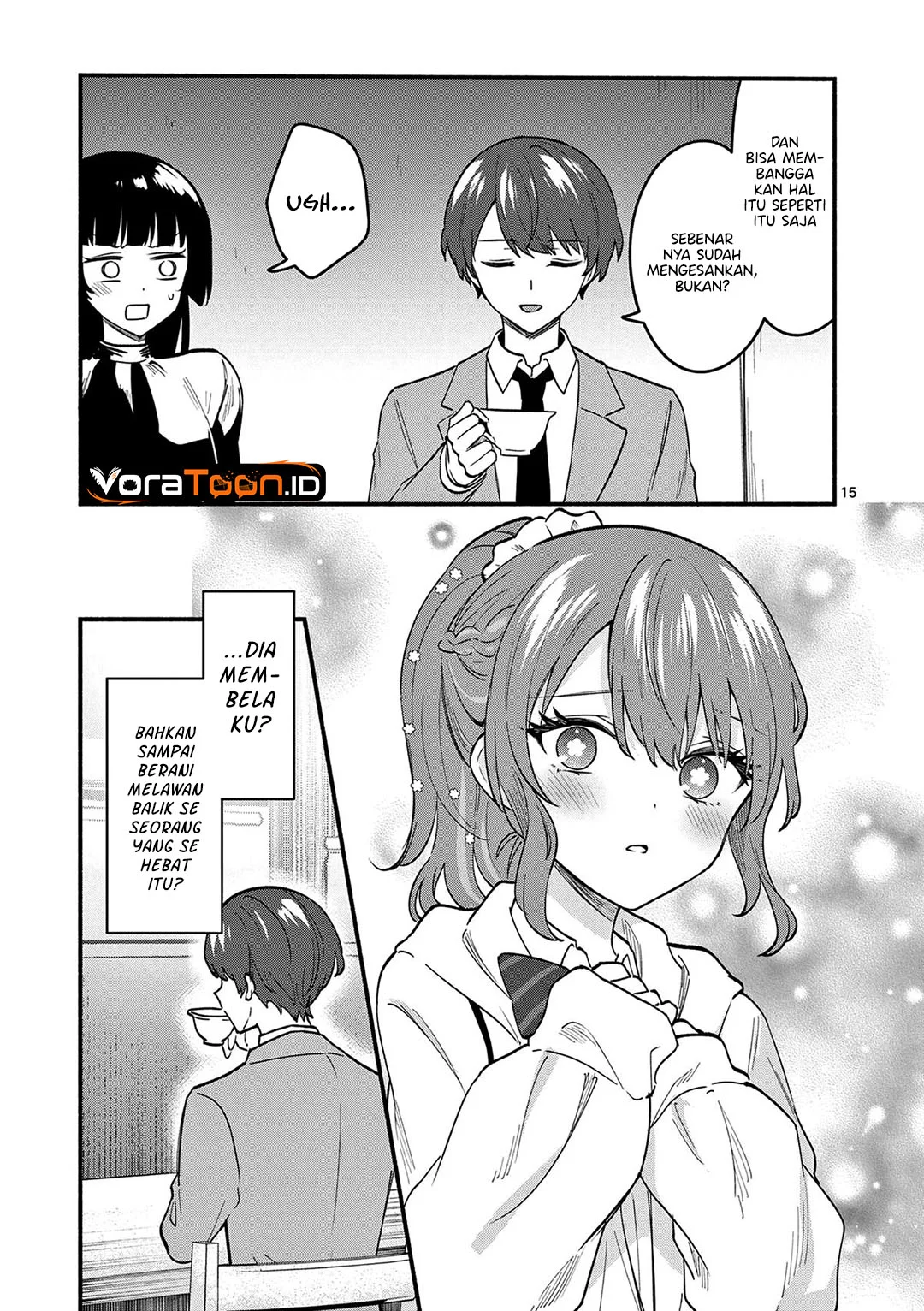 Shiotaiou no Sato-san ga Ore ni dake Amai Chapter 85 Gambar 16