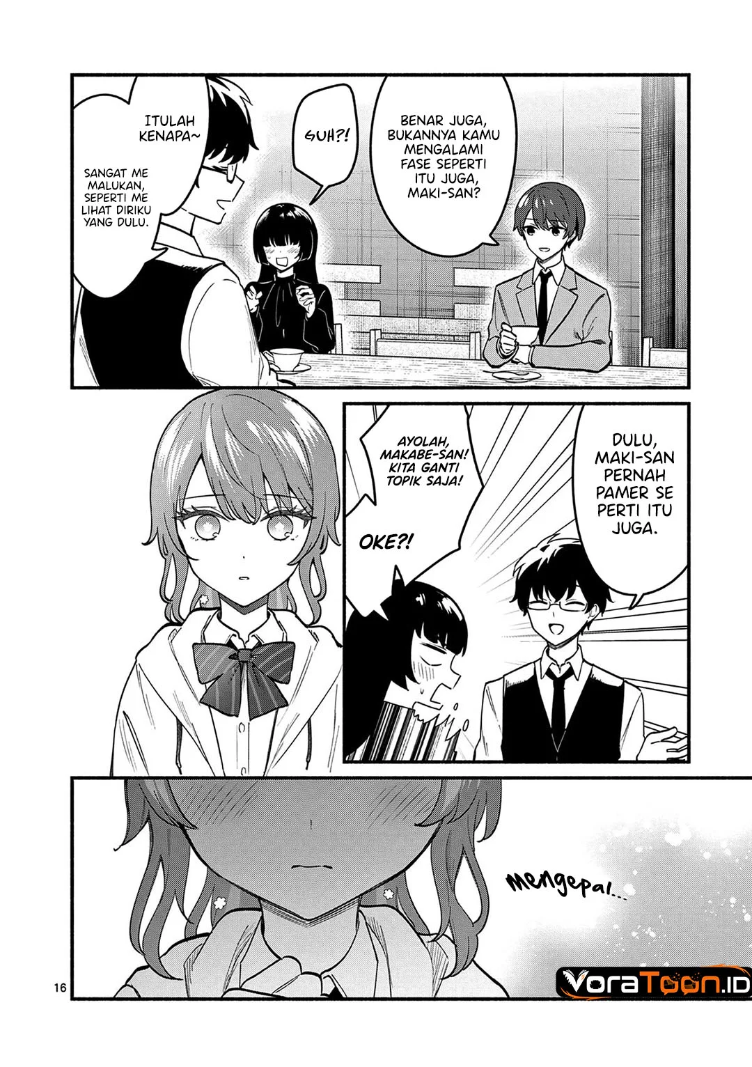 Shiotaiou no Sato-san ga Ore ni dake Amai Chapter 85 Gambar 17