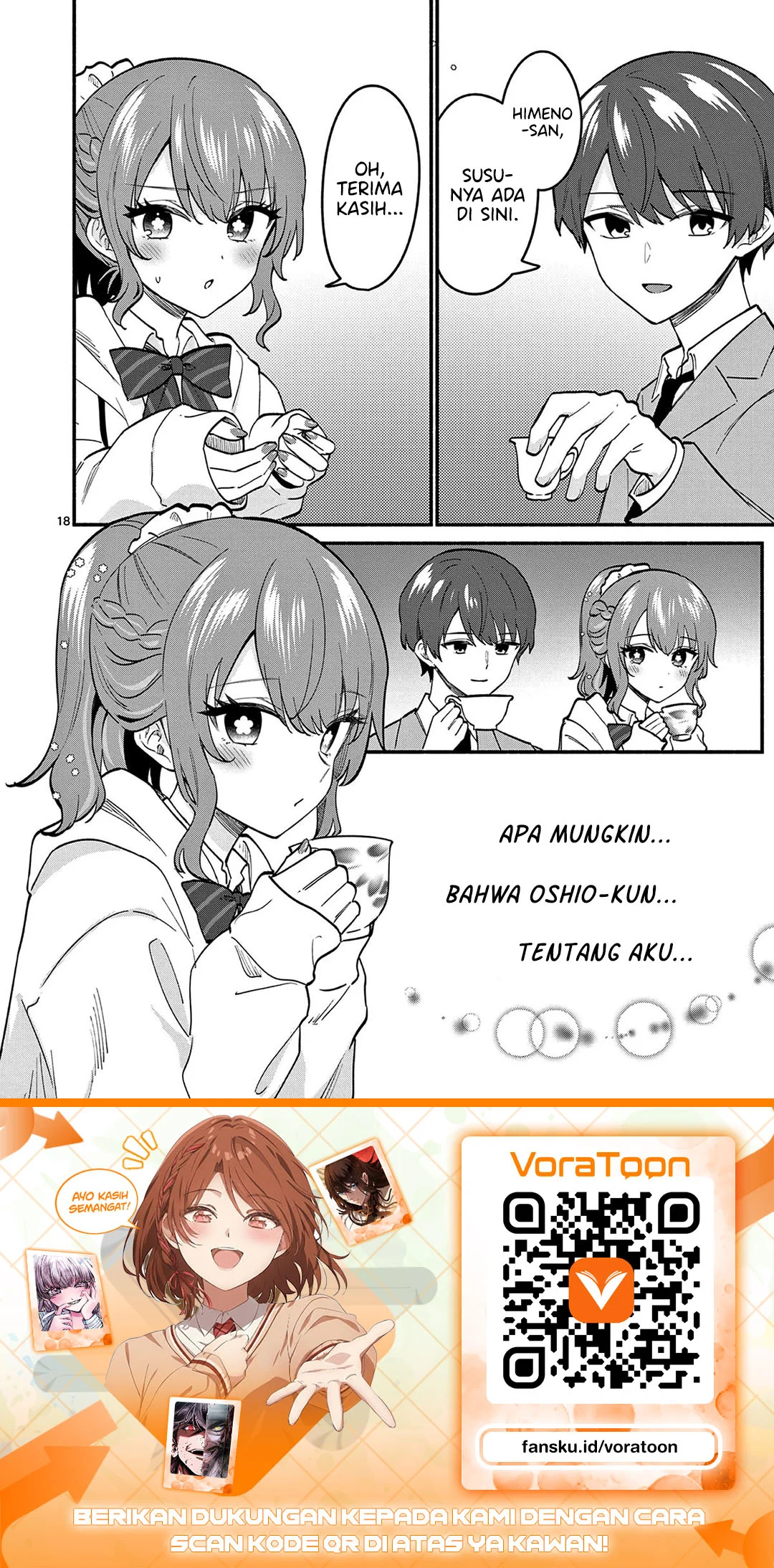 Shiotaiou no Sato-san ga Ore ni dake Amai Chapter 85 Gambar 19