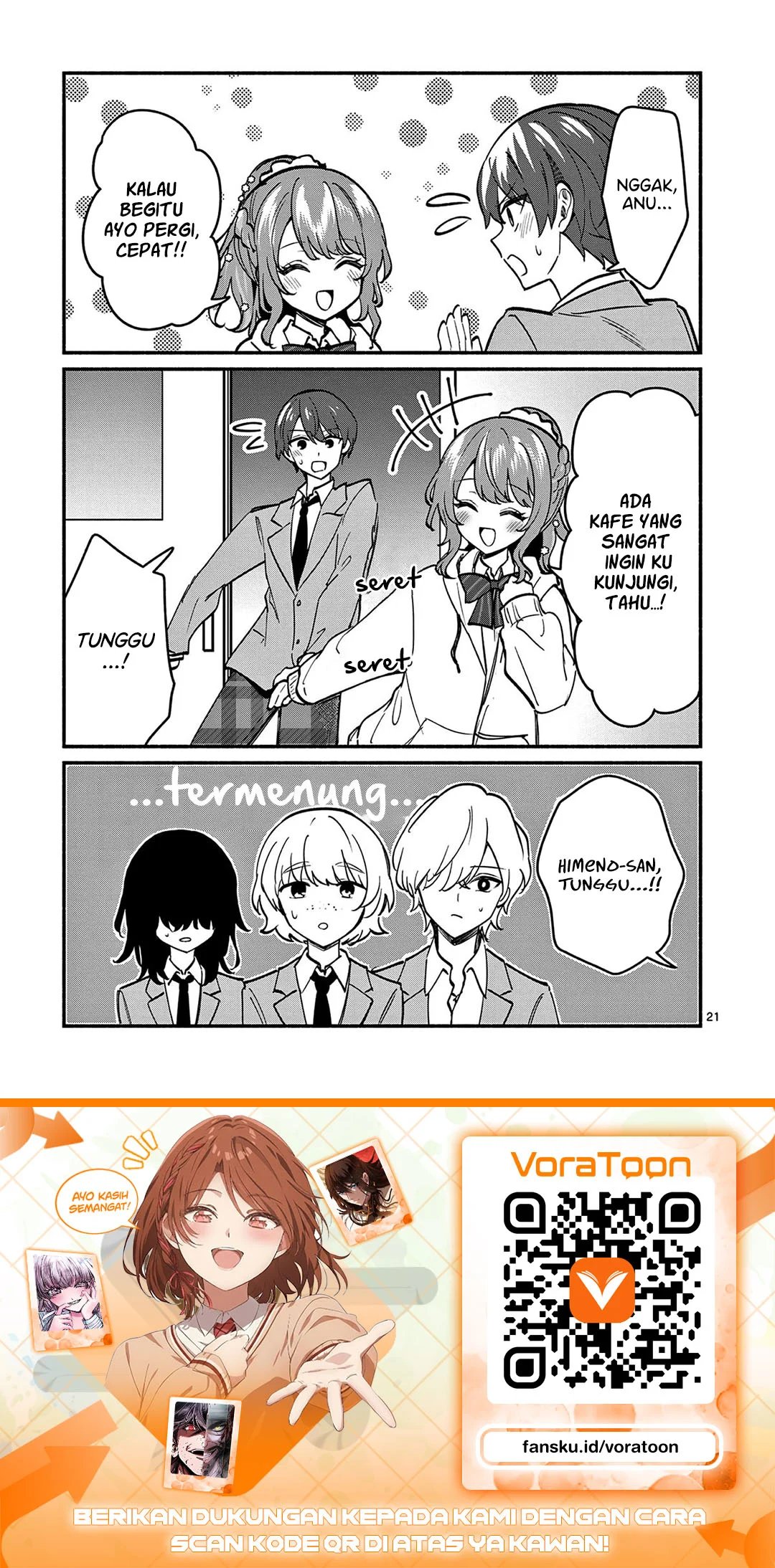Shiotaiou no Sato-san ga Ore ni dake Amai Chapter 87 Gambar 22
